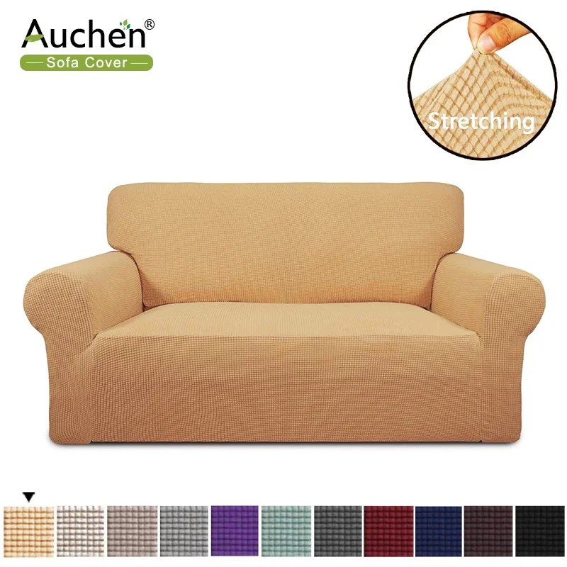 Auchen Slipcovers for Couches and Loveseats, Beige Purefit Super