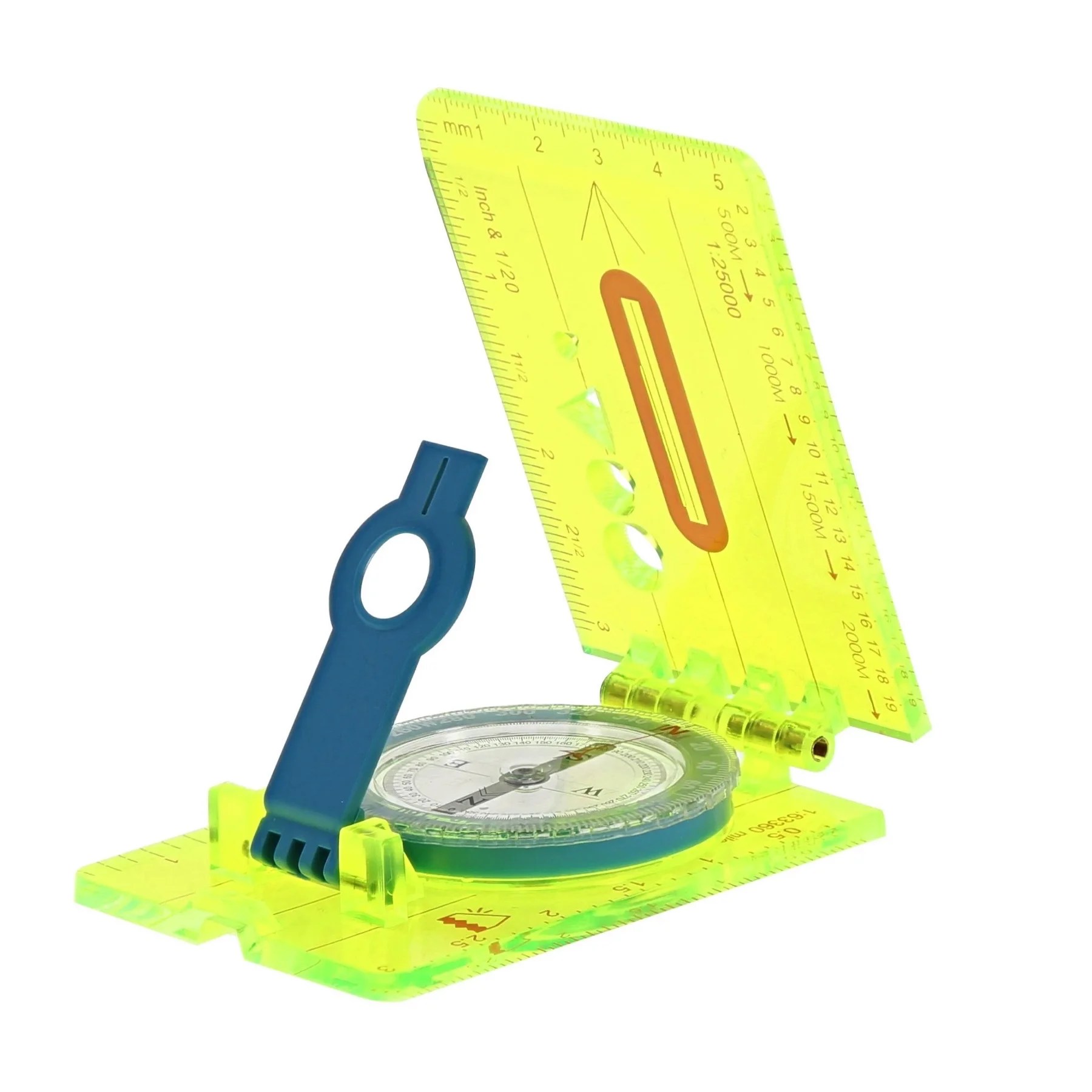 UST Hi Vis Lensatic Map Compass