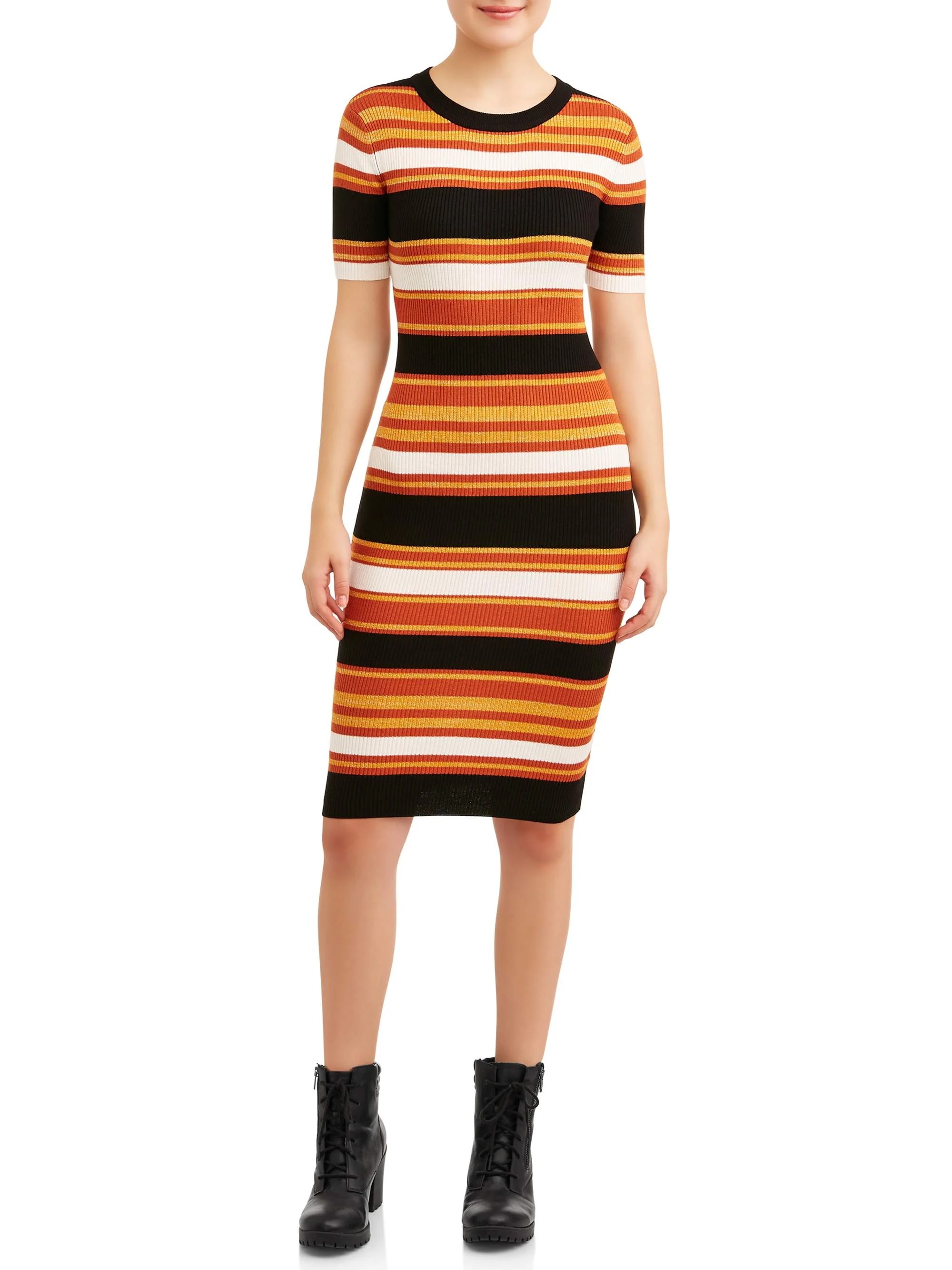 No Boundaries No Boundaries Juniors' Metallic Midi Dress Walmart