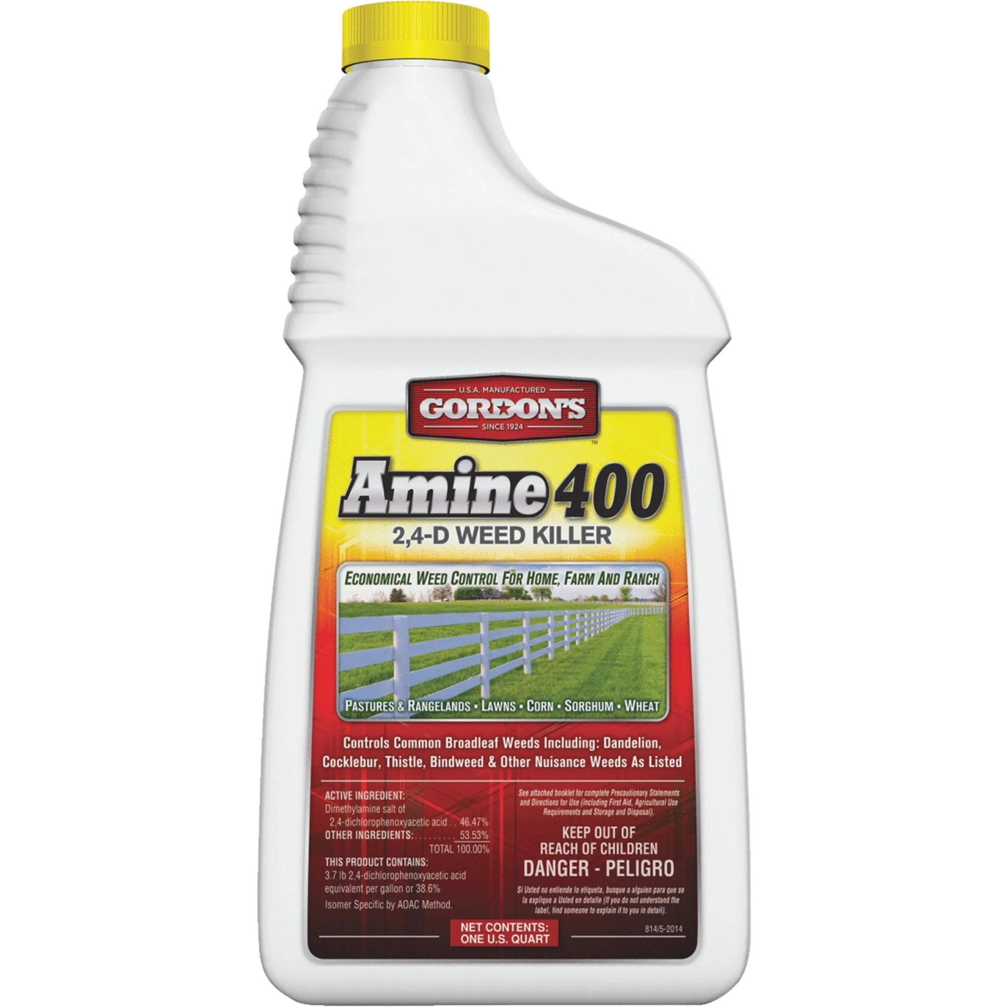PBI GORDON CORP Amine 400 Weed Killer, 2,4D, 1Qt. Concentrate 8141082