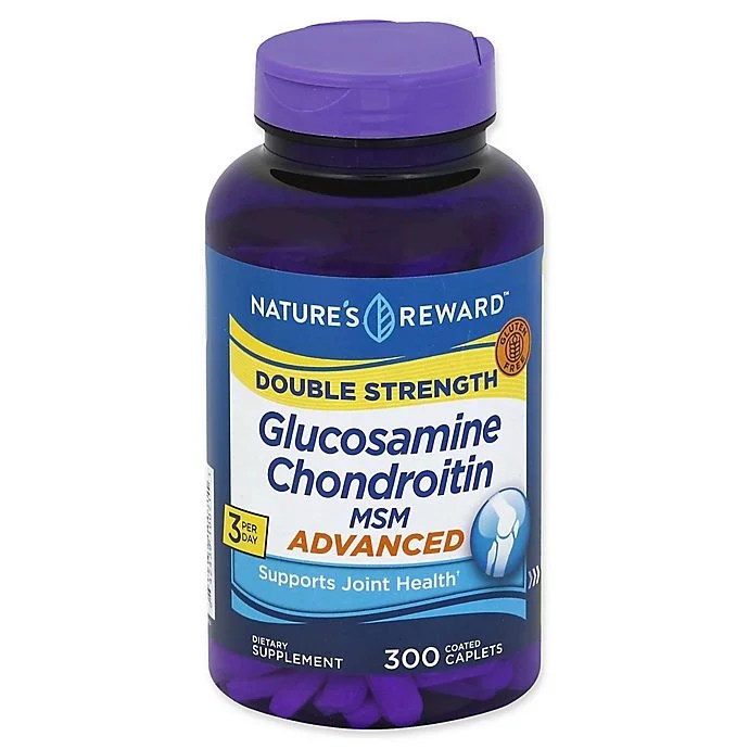 Nature's Reward 300Count Double Strength Glucosamine Chondroitin MSM
