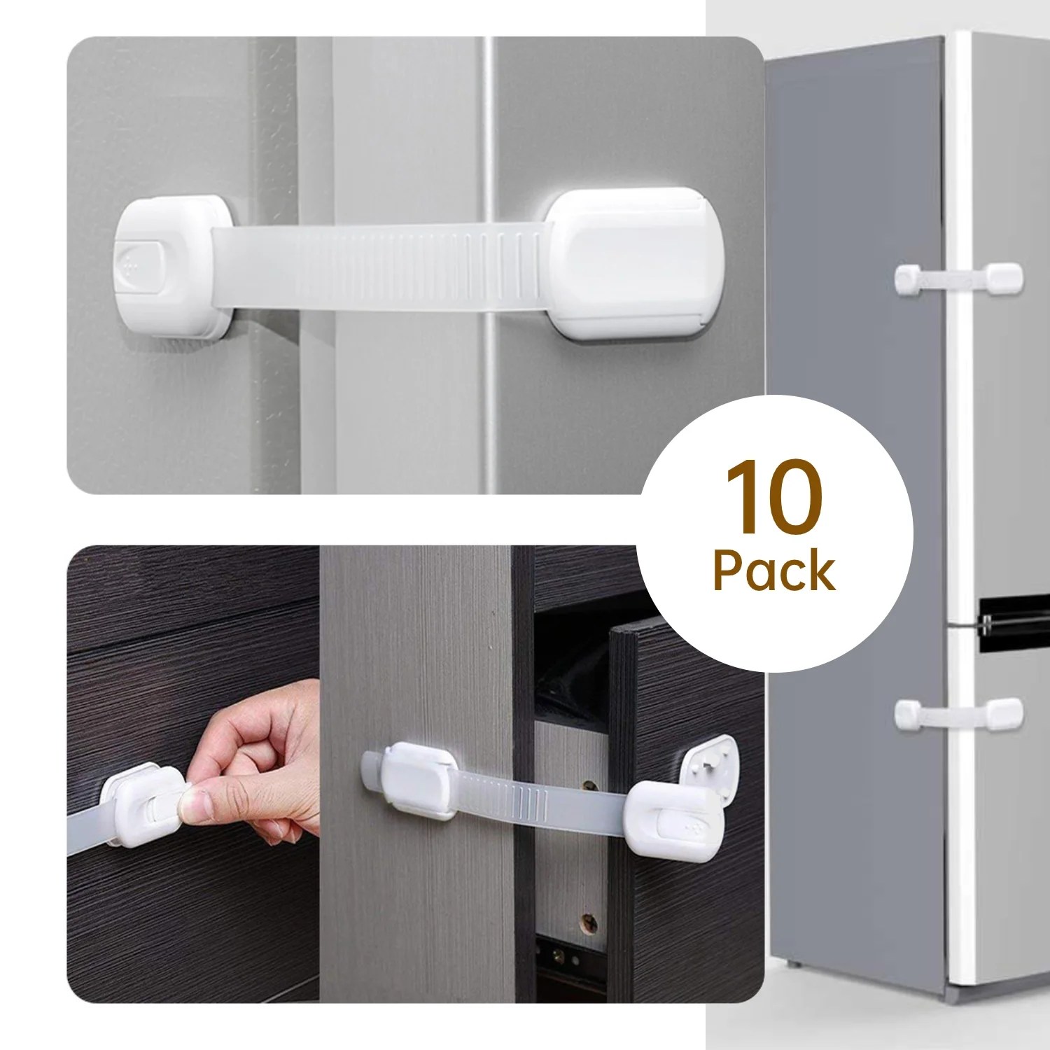 Weguard Child Safety Locks For Drawer Refrigerator Toilet Oven