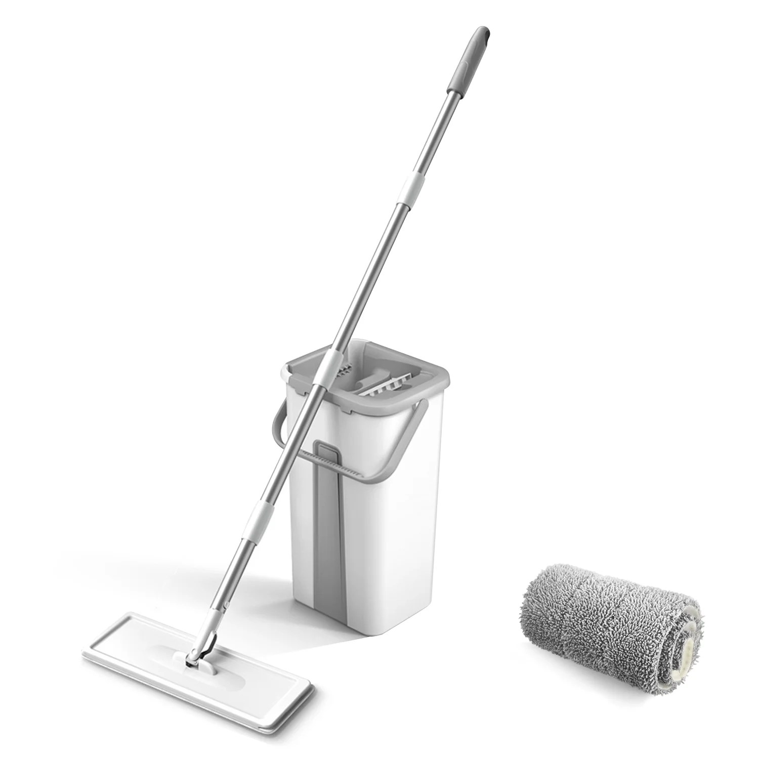 Microfiber Mop with Bucket Floor Cleaning Squeeze Hand Microfiber Mop with Bucket Floor Cleaning Squeeze Hand