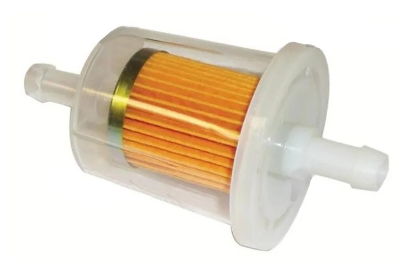 GF61P New 3/8" Hose Inline Fuel Filter 41/16" Long with GF61P New 3/8" Hose Inline Fuel Filter 41/16" Long with