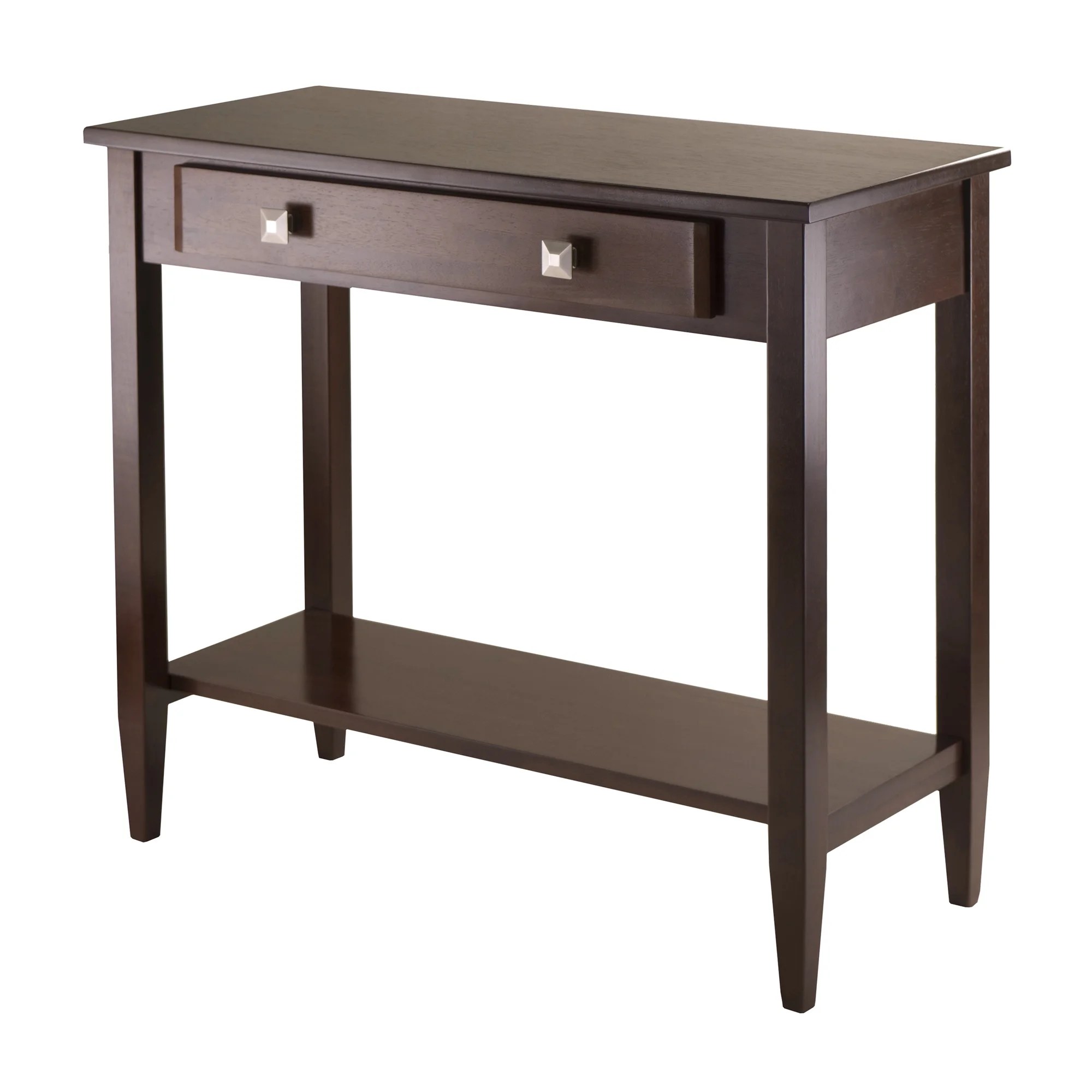 Winsome Wood Richmond Console Table with Drawer, Walnut Finish