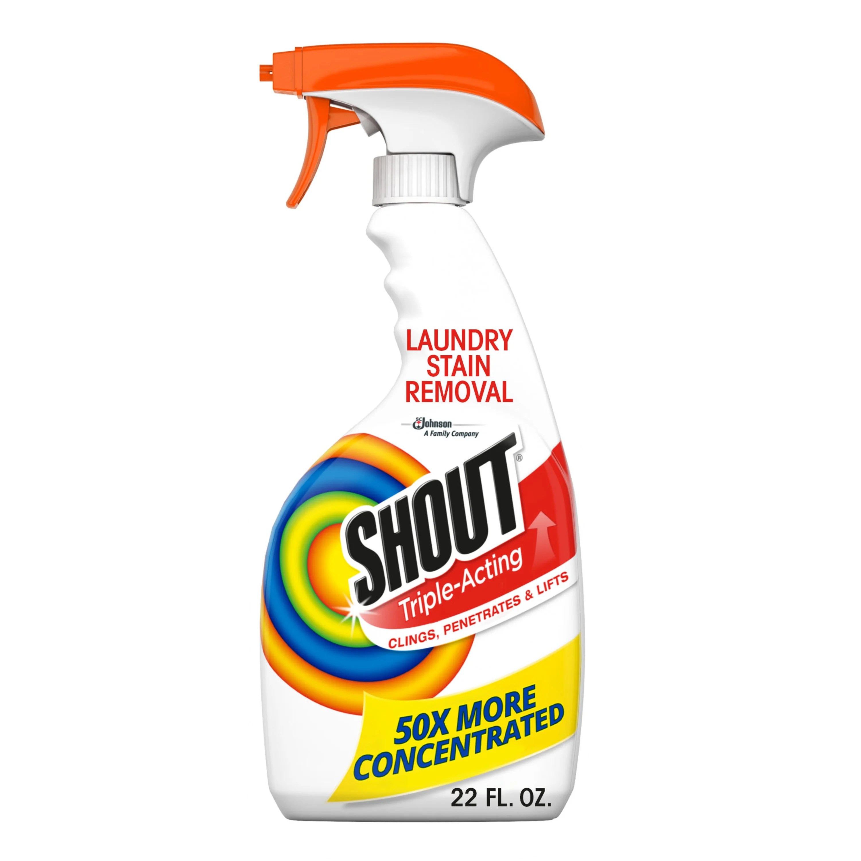 Shout TripleActing, Laundry Stain Remover, 22 Ounce