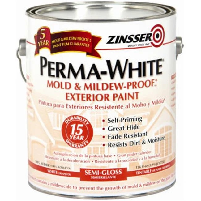 Zinsser 3131 SemiGloss Mold & Mildew Proof Exterior Paint