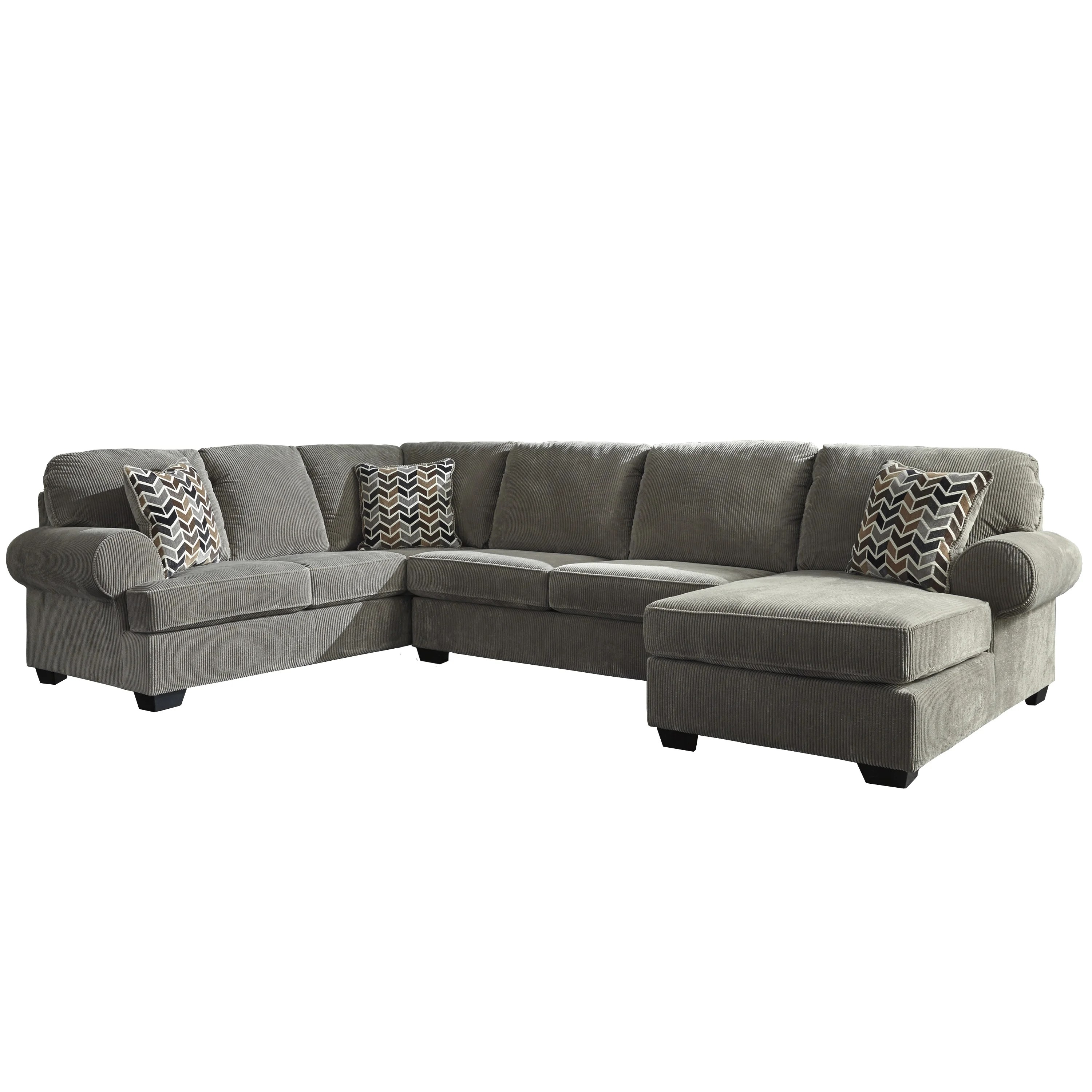 Flash Furniture Signature Design by Ashley Jinllingsly 3Piece LAF Sofa