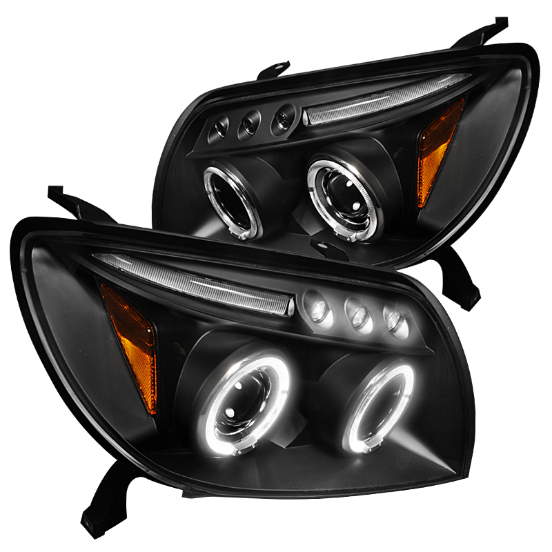 SpecD Tuning Compatible with 20032005 Toyota 4Runner Halo Led Black