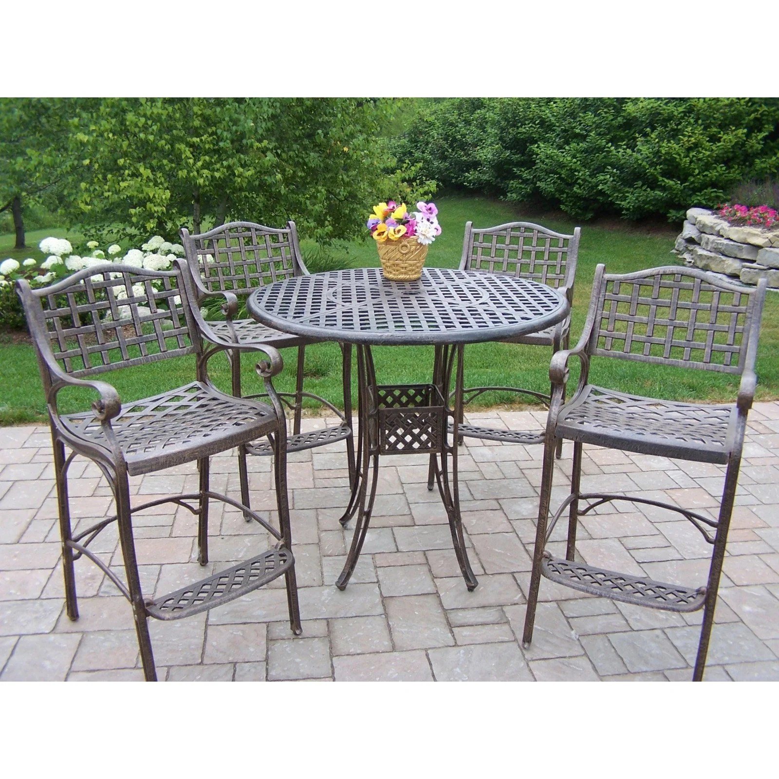 5Piece Elite Series Outdoor Bar Set