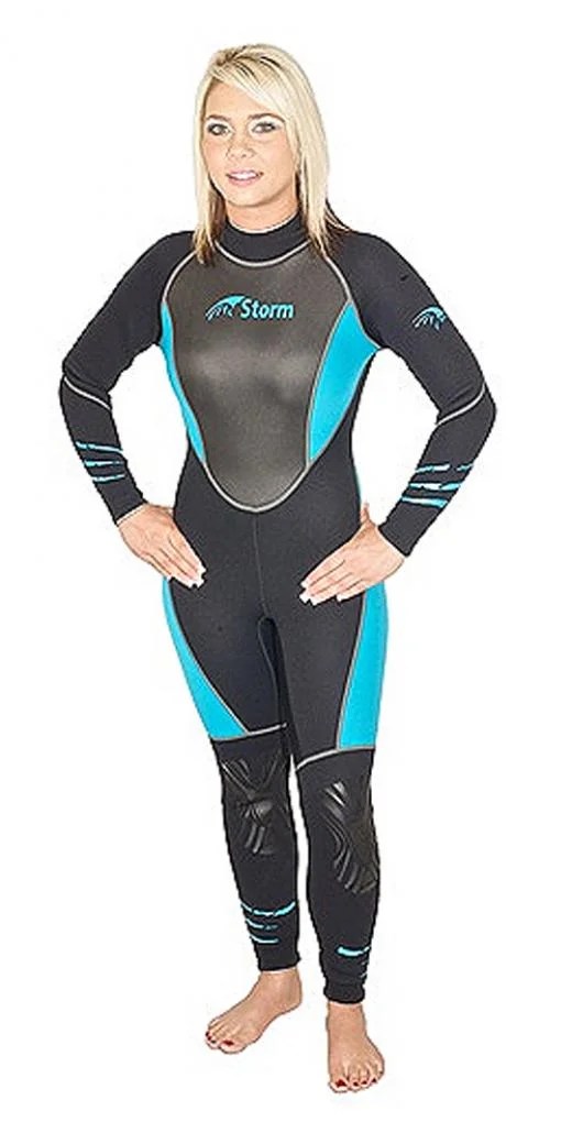 Storm 3/2mm Women's Turquoise Fullsuit Snorkel/Scuba/Water Sports