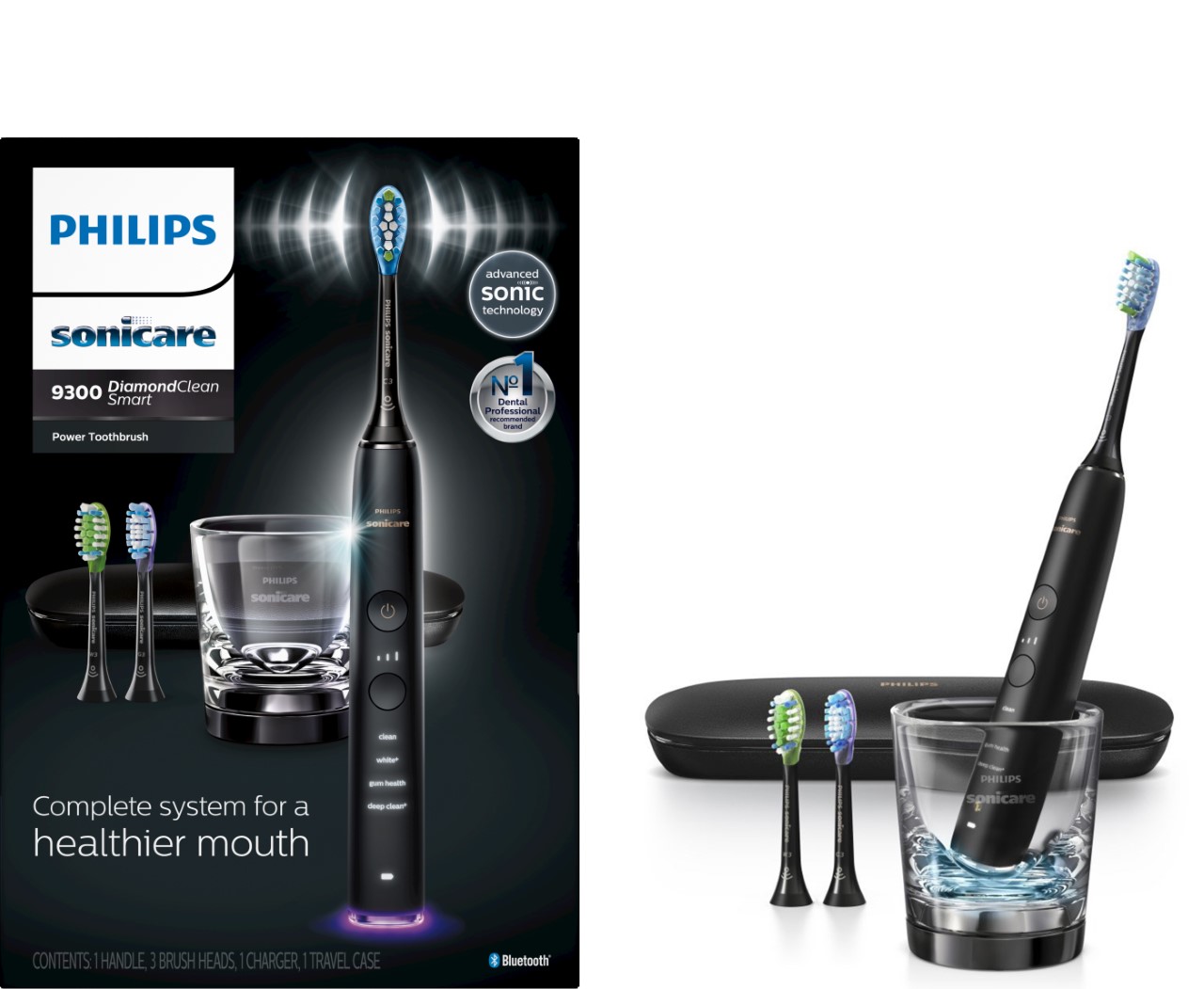 Philips sonicare diamondclean smart 9300 electric, rechargeable
