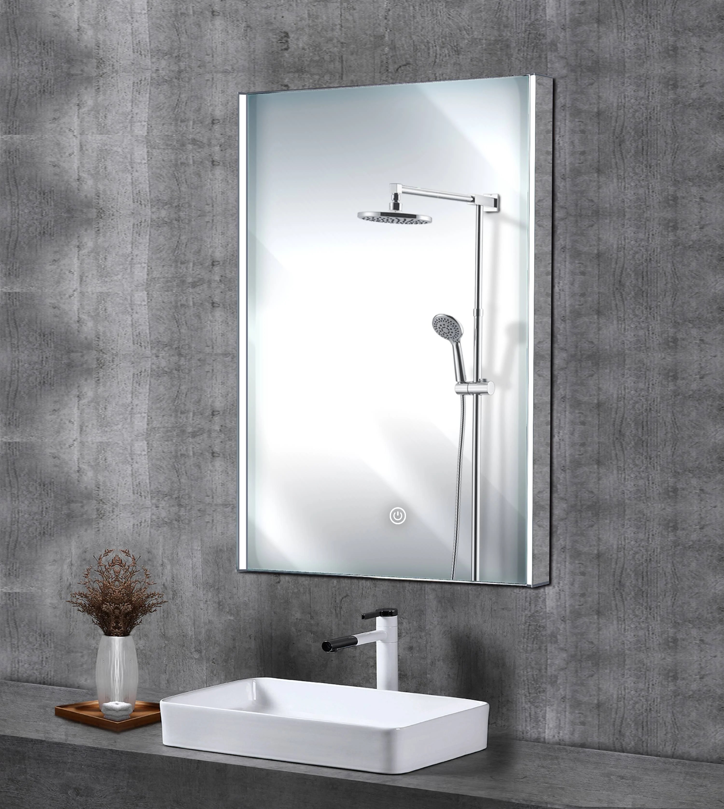Zip LED 32" x 24" Bathroom Wall Mirror W/ Wireless Speakers Walmart