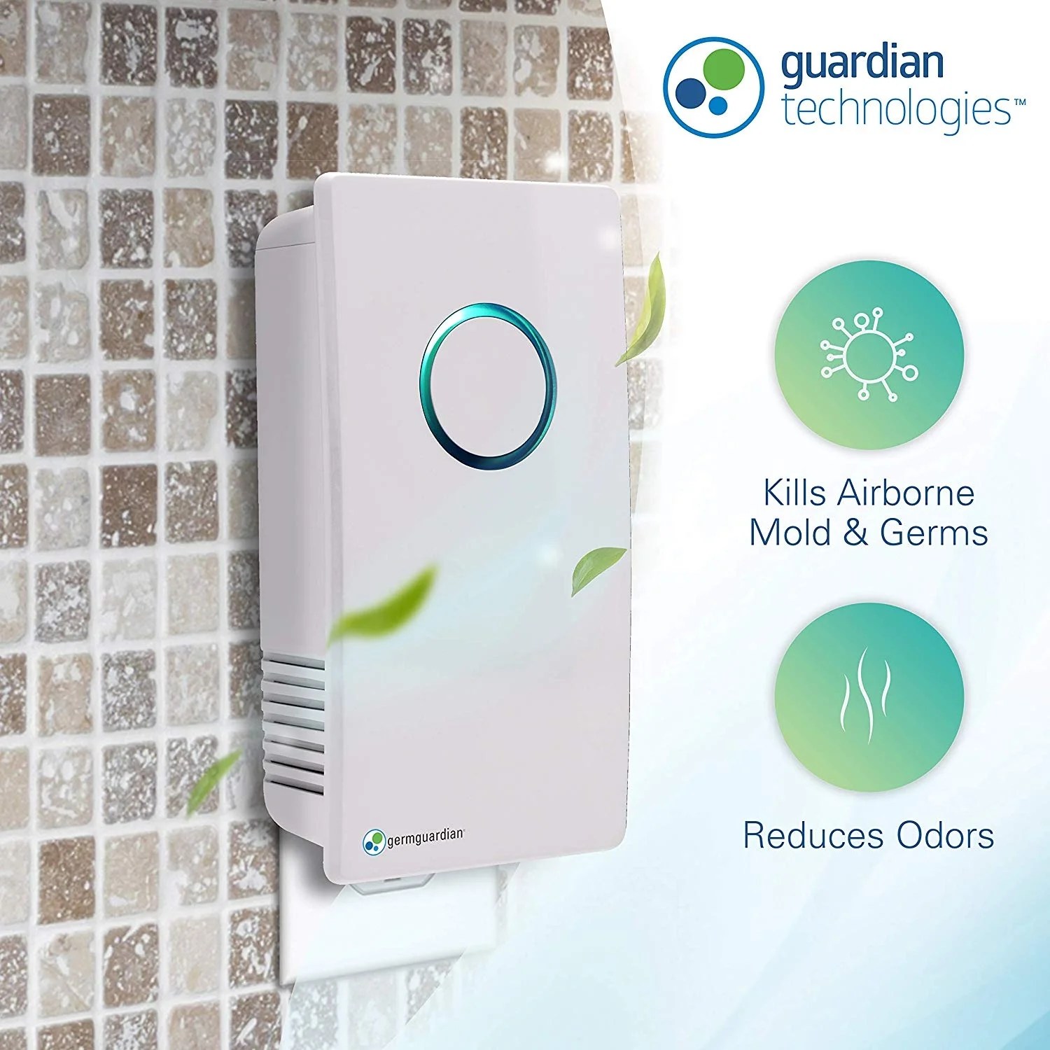 GermGuardian Air Purifier, Small Room Wall Air Sanitizer with UVC
