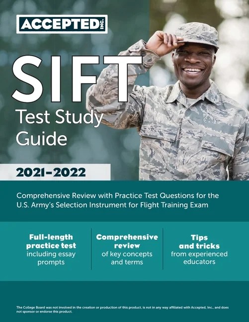 SIFT Test Study Guide Comprehensive Review with Practice Test Questions for the U.S. Army's