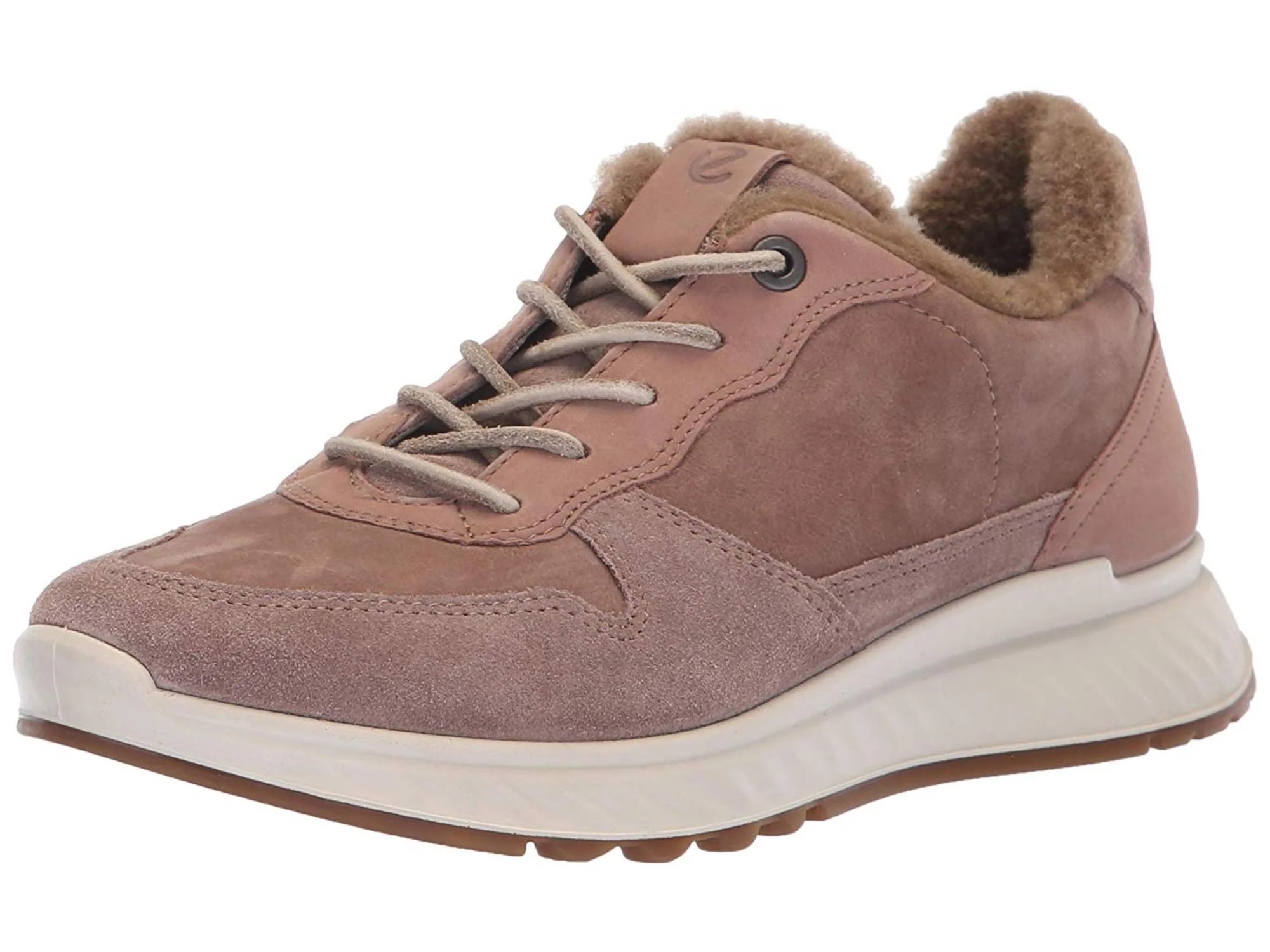 Ecco Womens St 1 Suede Low Top Lace Up Walking Shoes