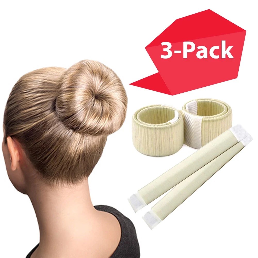 Hawwwy Hawwwy 3Piece Magic Hair Bun Maker, Easy Hair Accessory Snap
