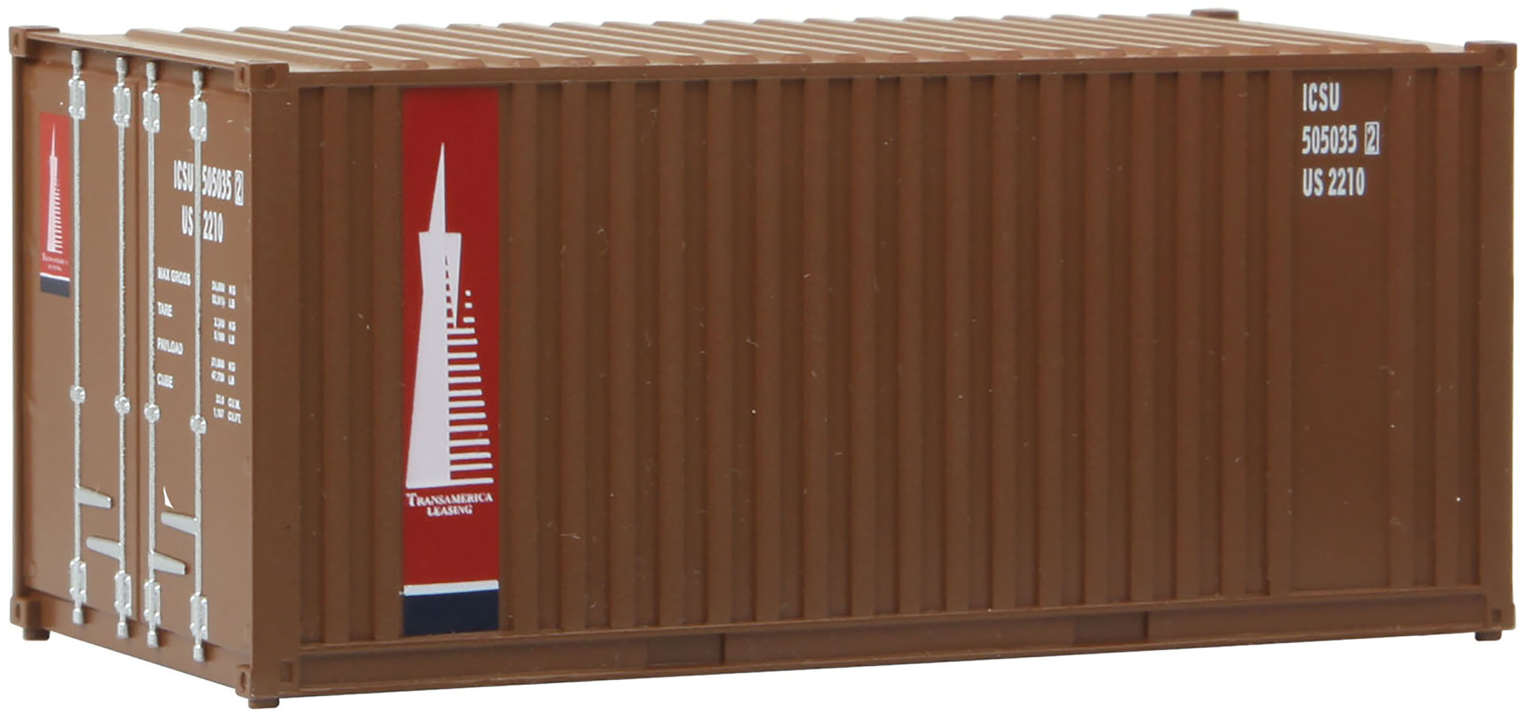 walthers ho scale 20' flat panel shipping intermodal container