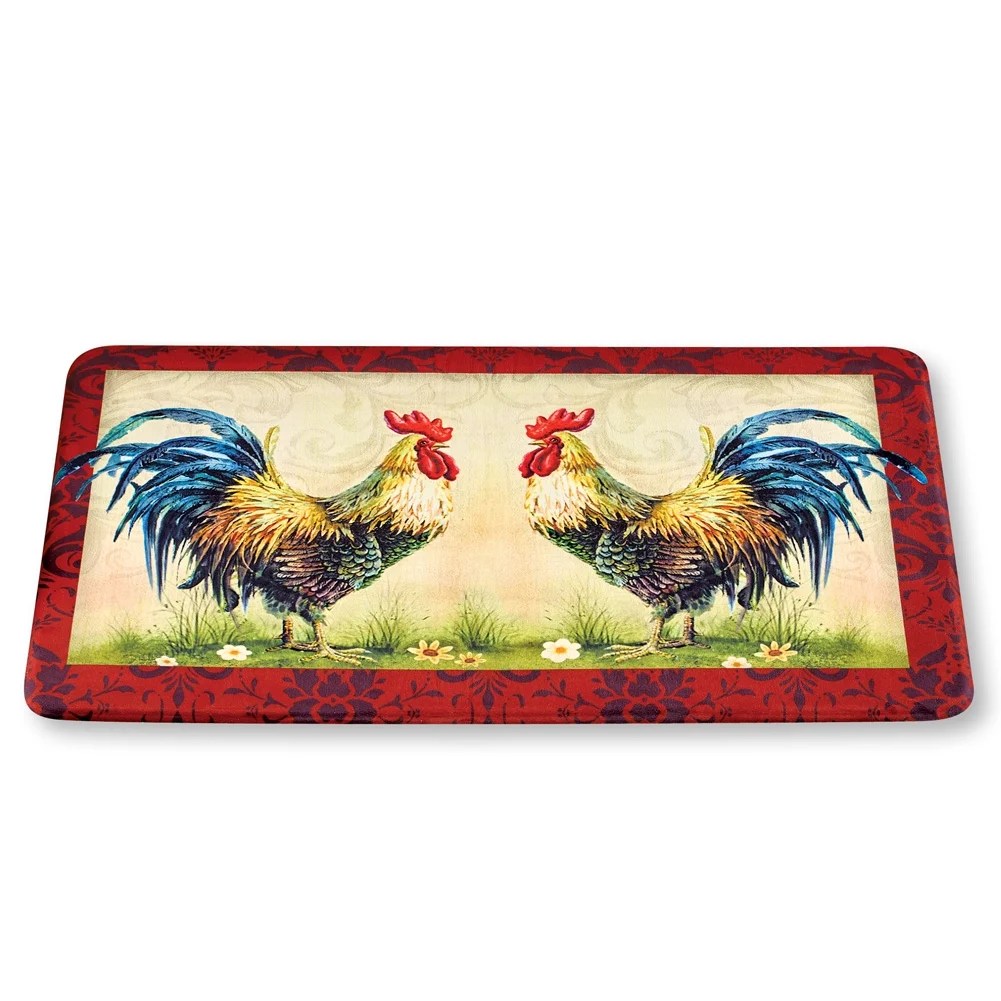 Collections Etc Decorative Country Kitchen AntiFatigue Foam Mat with