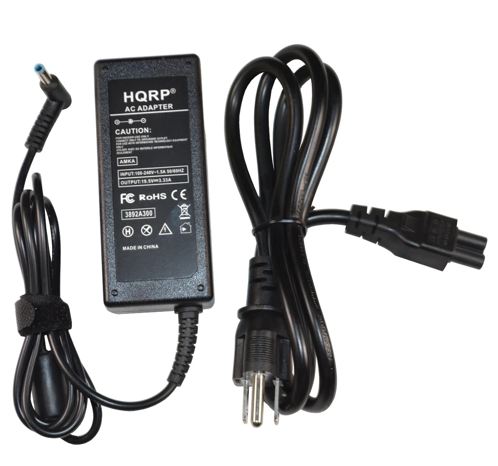 HQRP AC Adapter for HP Pavilion TouchSmart 15p226nr / 15
