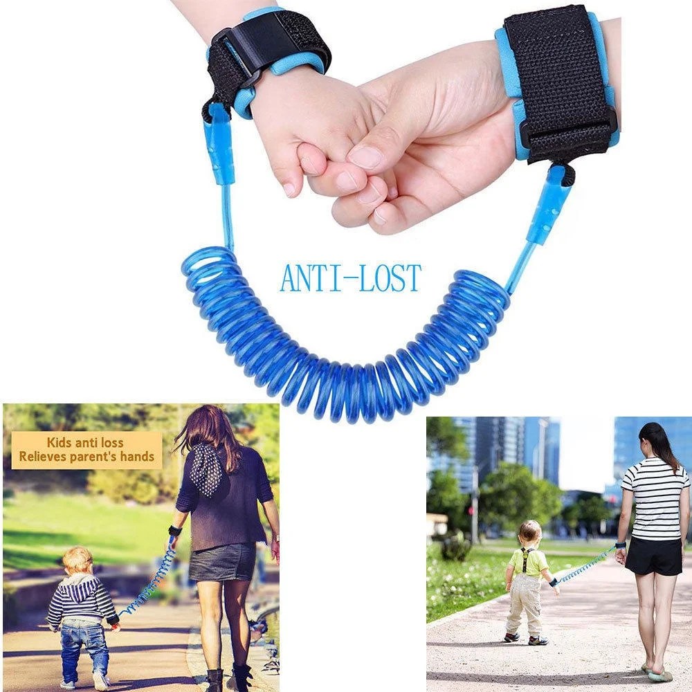 Kids Safety Leash Anti Lost Wrist Strap Baby Walk Child Toddler Link