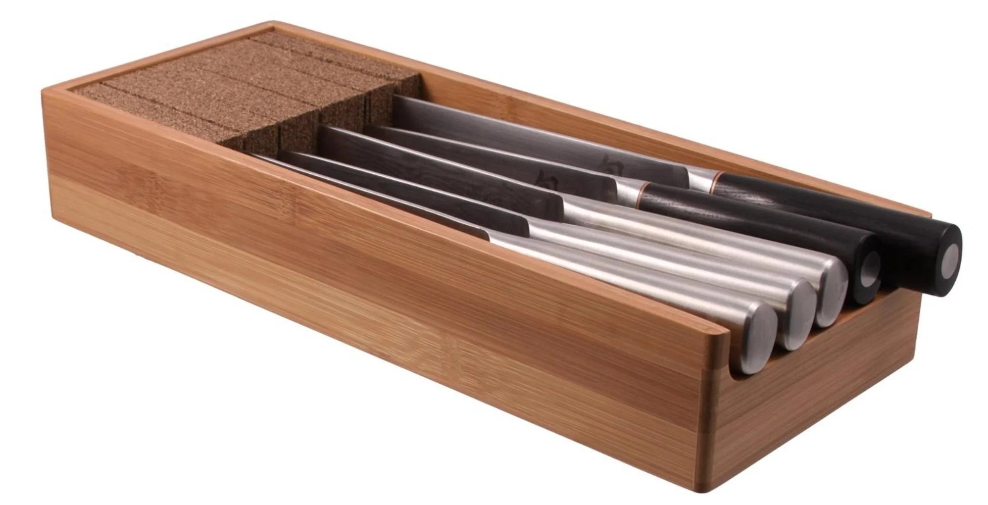 Knifedock Indrawer Kitchen Knife Storage The Cork Composite