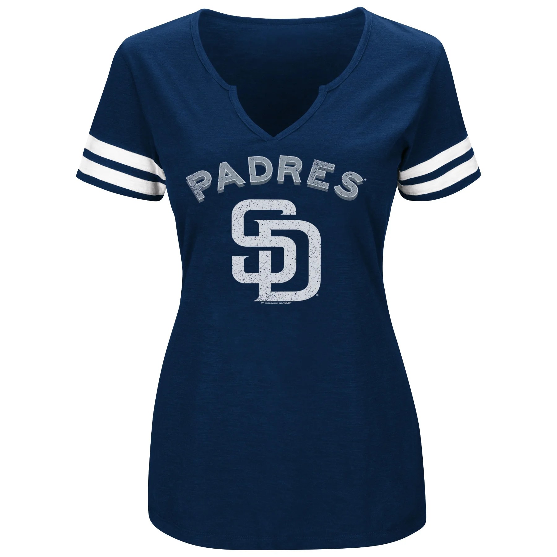 Ad we have the best selection of san diego padres gear for men, women and kids. Shop with coupons & specials now! Women's Majestic Navy/White San Diego Padres Decisive Moment VNotch T
