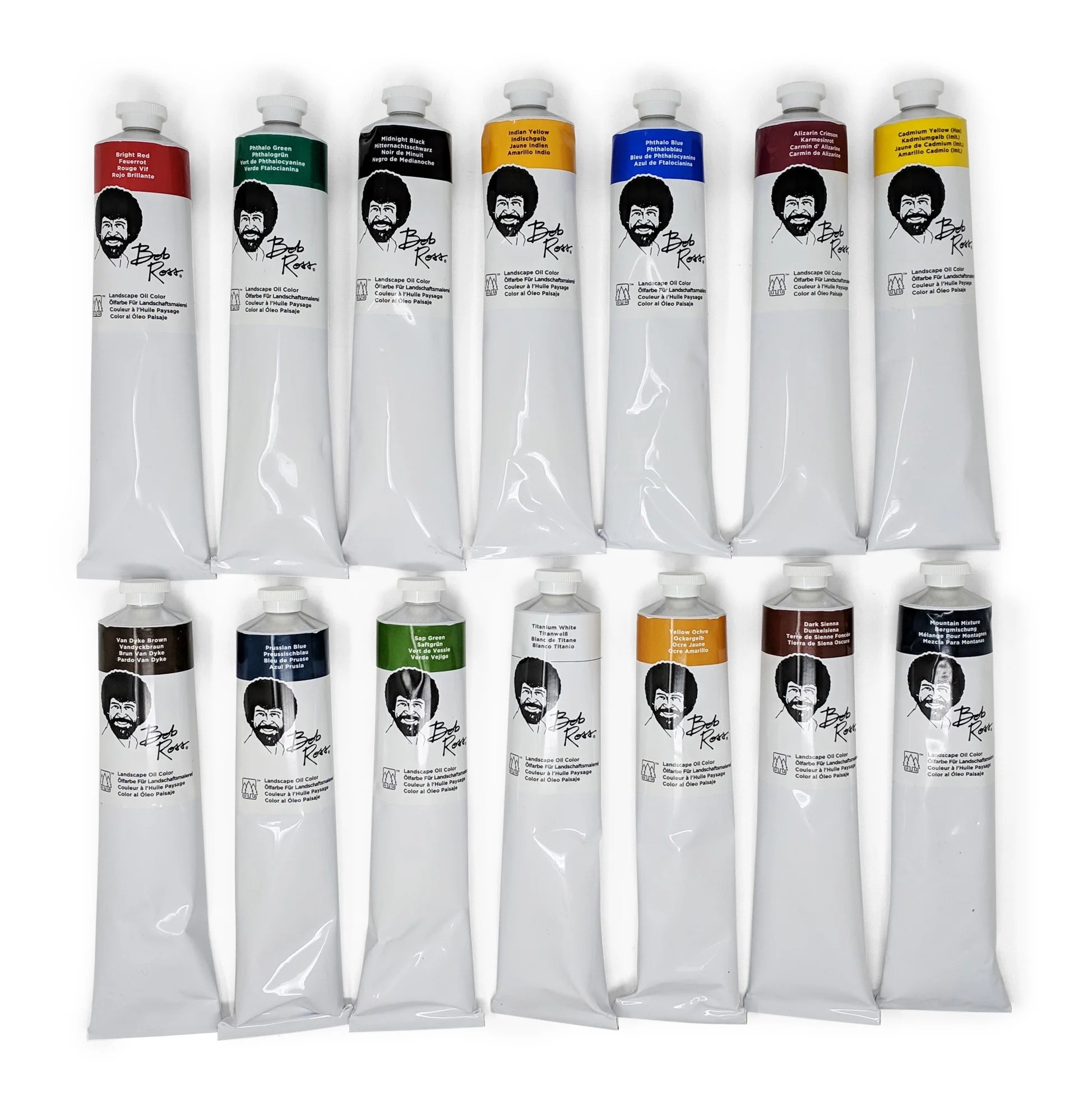 Bob Ross Landscape Oil Paints (Set of 14) Large 200ml Tubes Walmart