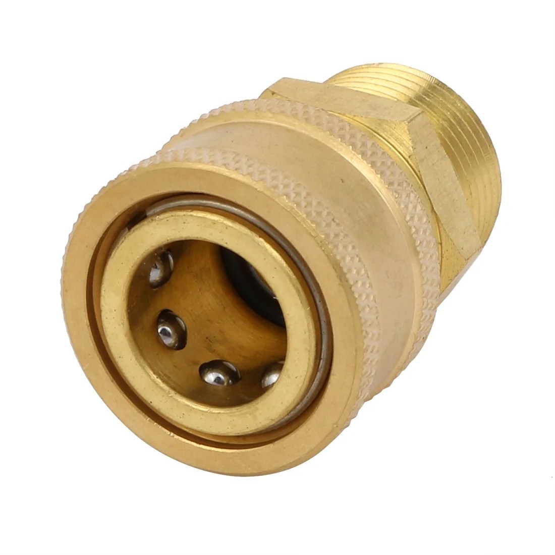 Unique Bargains M22 Male Thread 15mm Inner Dia Pressure Washer Pipe