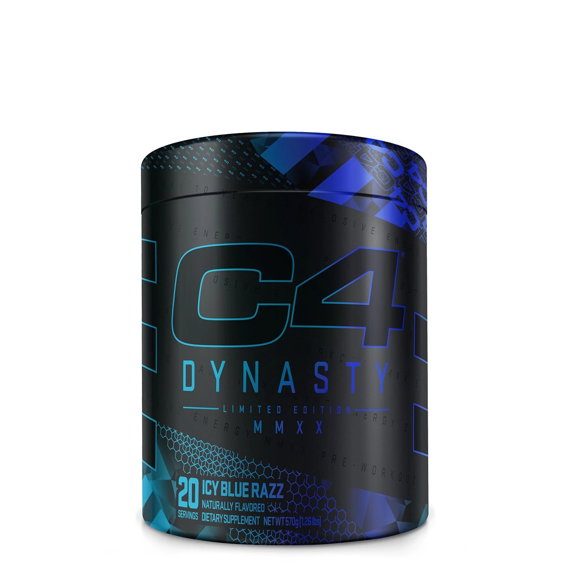 C4 Dynasty MMXX Pre Workout Powder ICY Blue Razz Preworkout Energy C4 Dynasty MMXX Pre Workout Powder ICY Blue Razz Preworkout Energy