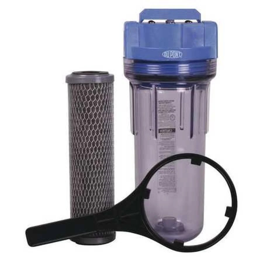 DUPONT WFPF38001C Water Filter System,Blue/Clr,5 gpm