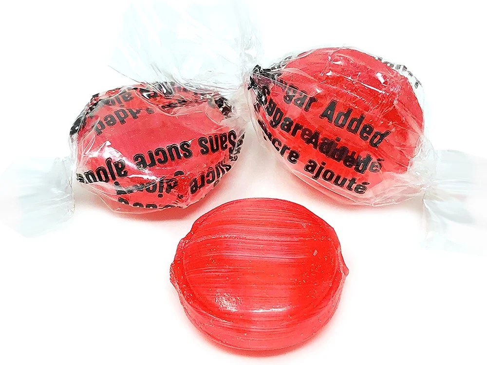 SweetGourmet Sugar Free Cinnamon Mini Buttons Hard Candy 7oz