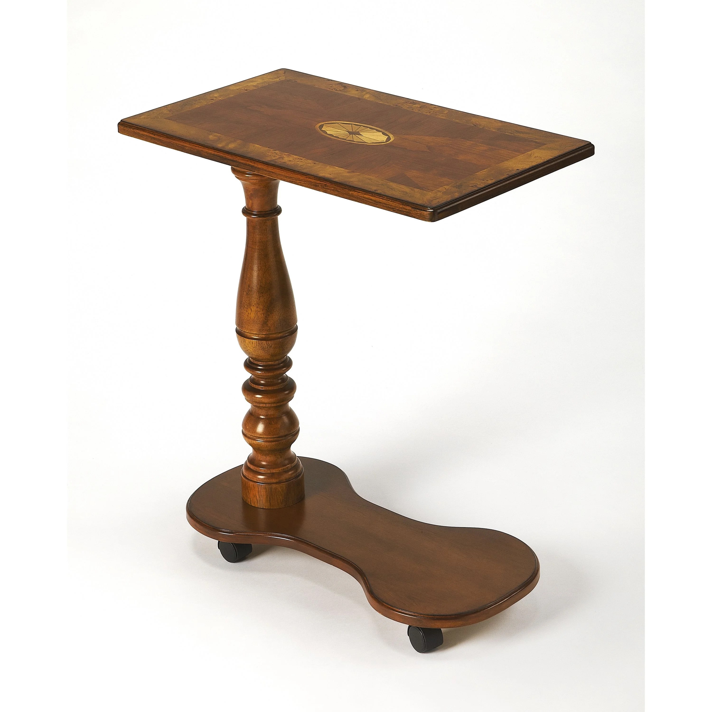 Butler Mabry Olive Ash Burl Mobile Tray Table