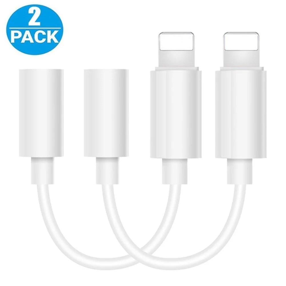 Lightning Headphone Adapter, 3.5mm iphone Jack Dongle