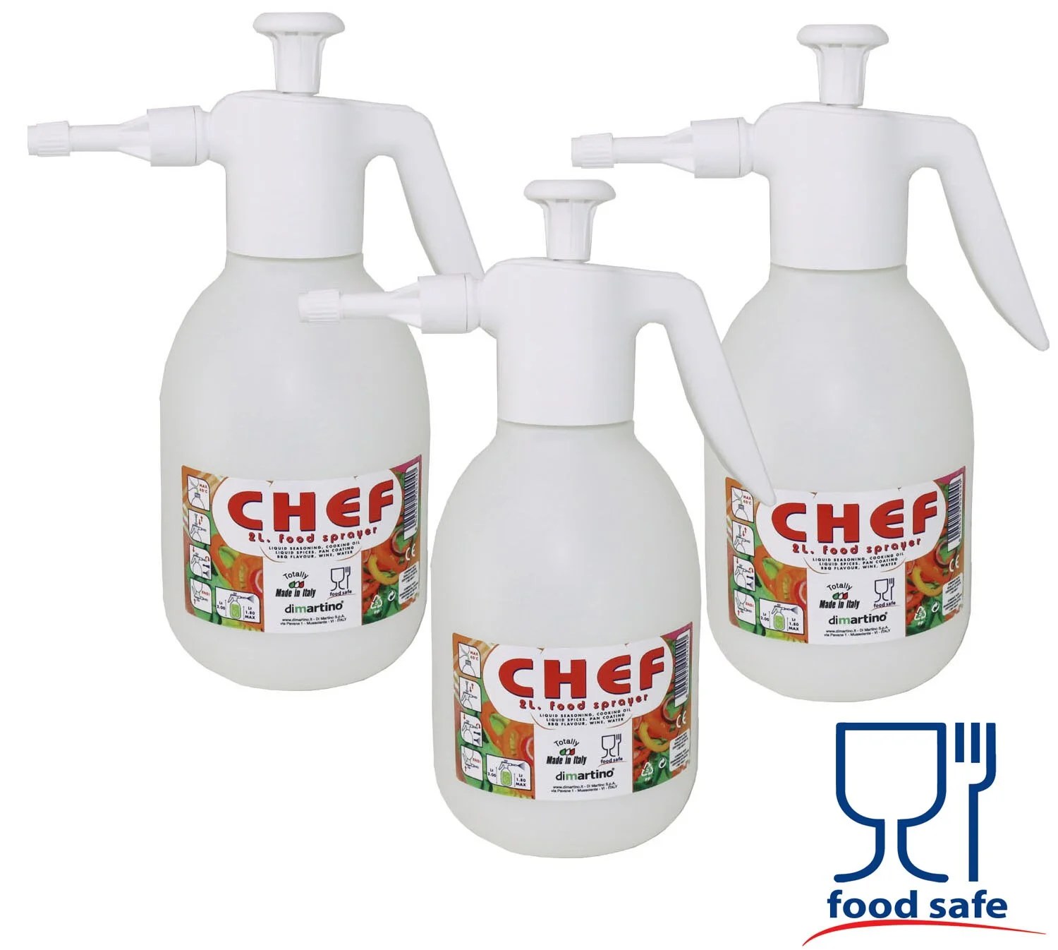 Food Grade BPA Free Sprayer Pump 2 Liters / 67 oz Use for Oils Juices