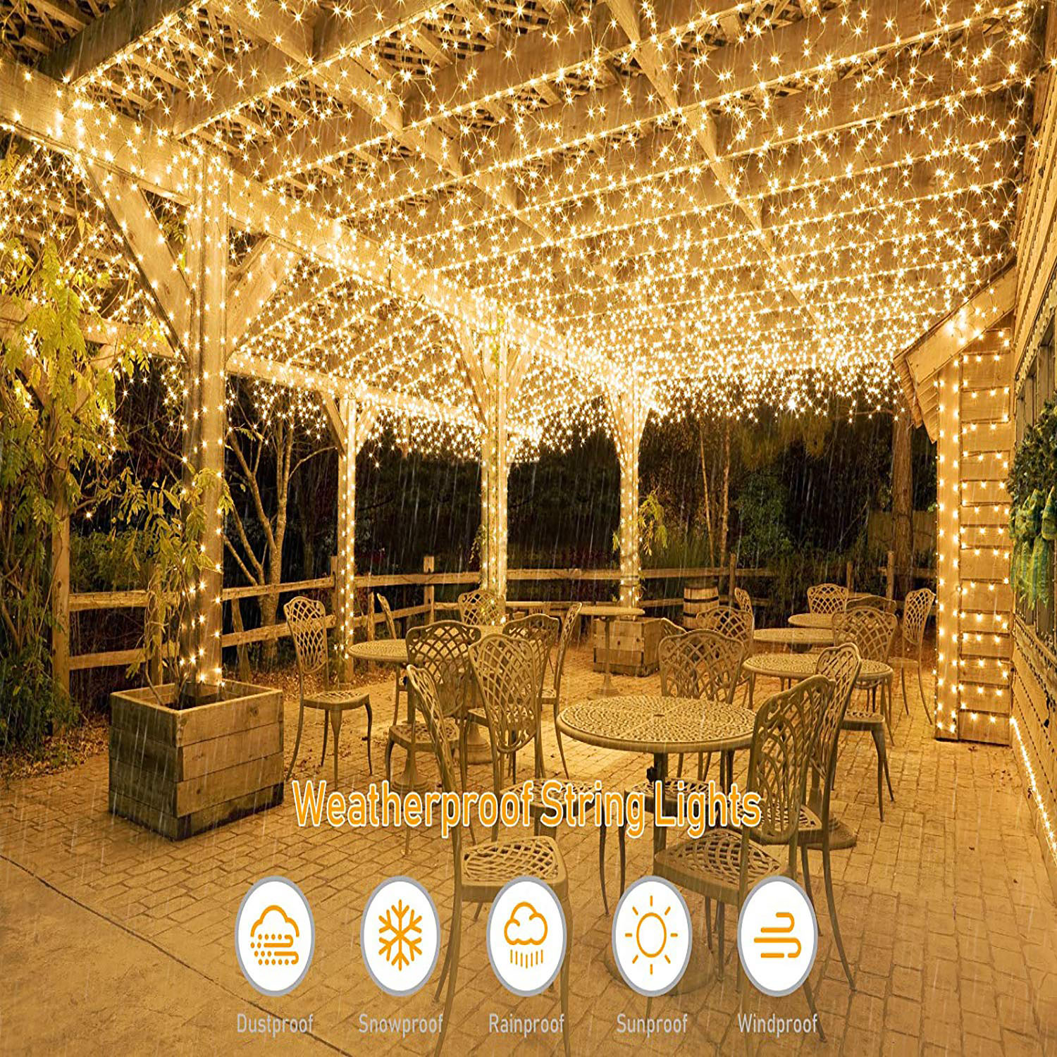 100 LED Solar String Lights Outdoor lumiere exterieur solaires,Outdoor