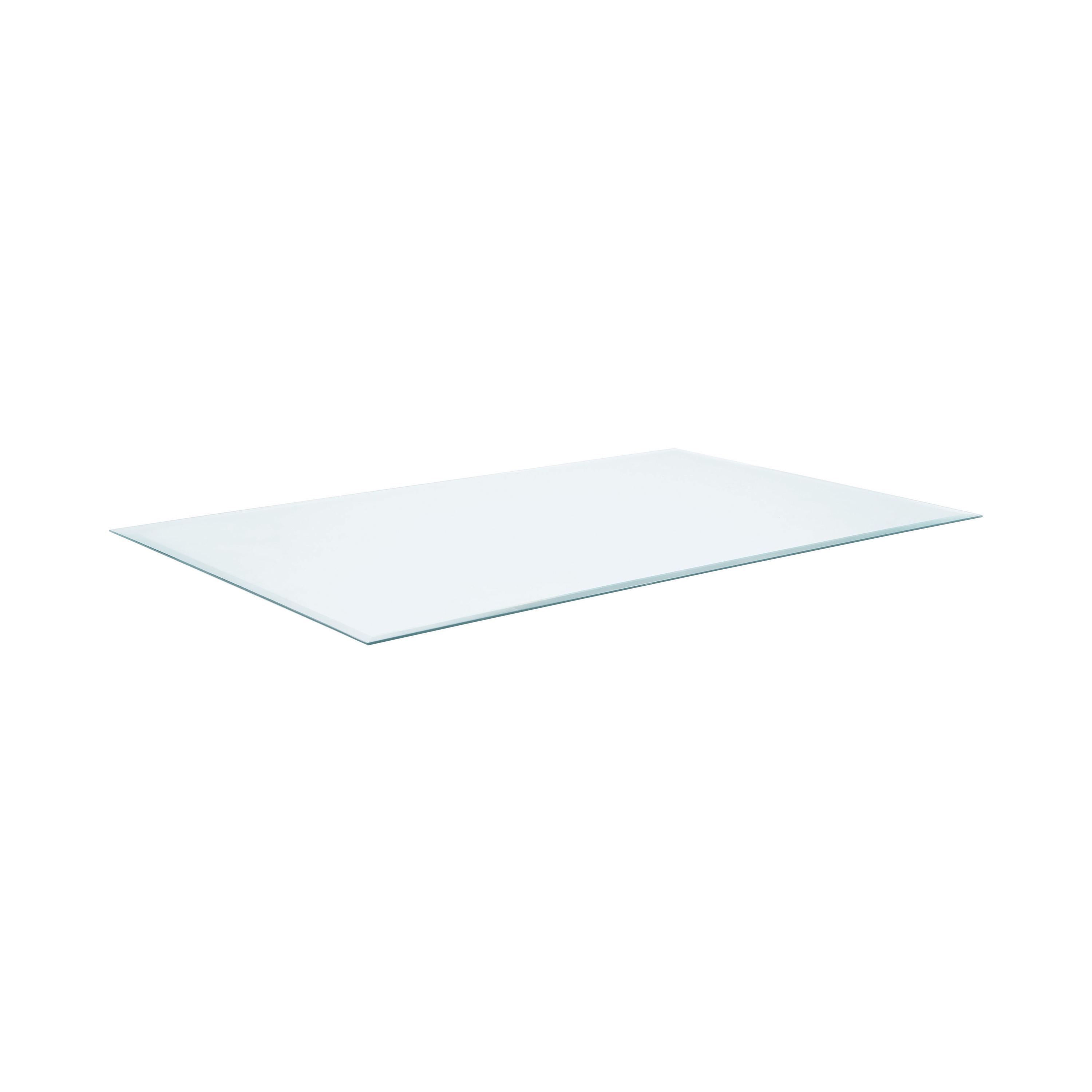 Rectangular Glass Table Top Clear