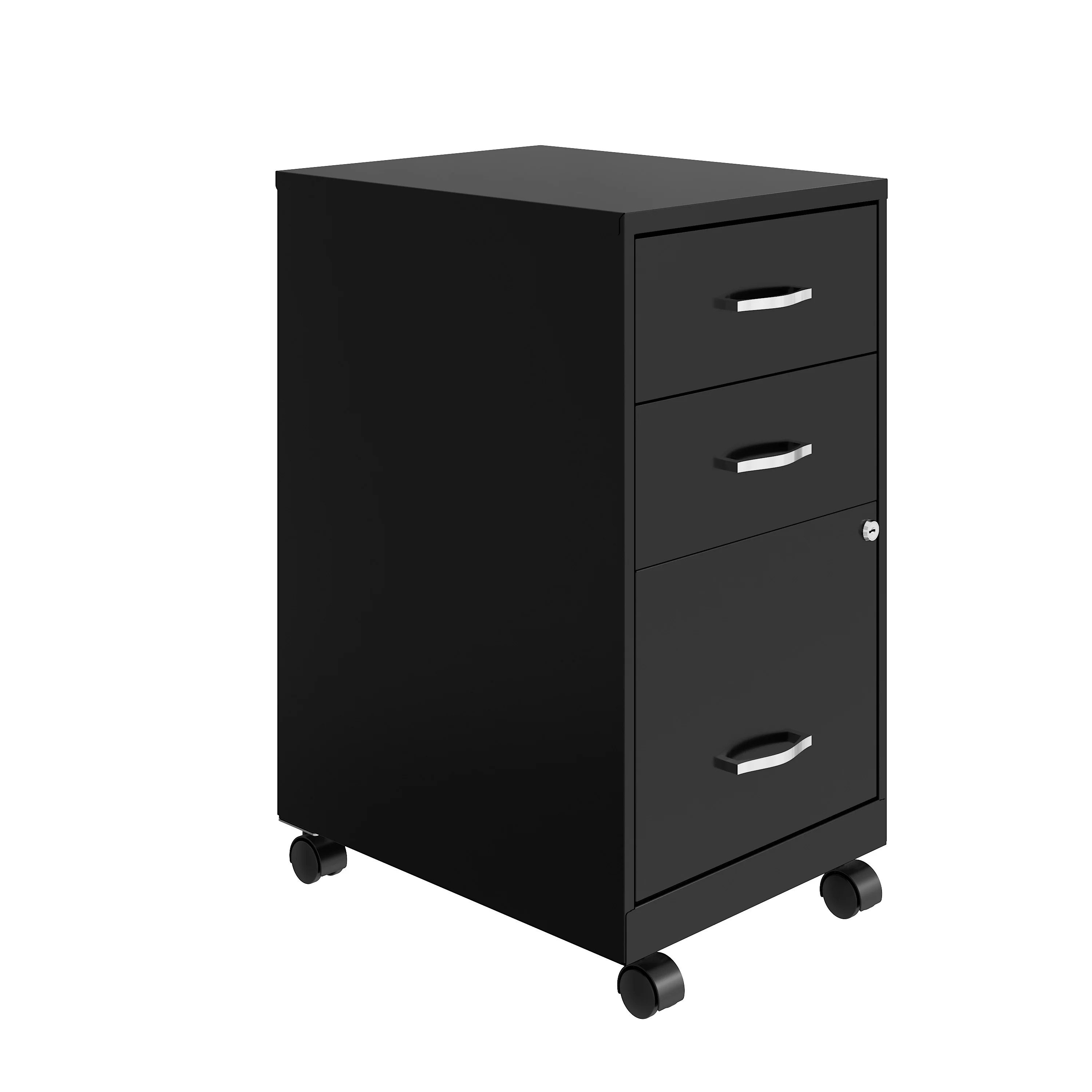 Space Solutions 18" Deep 3 Drawer Mobile Pedestal File with