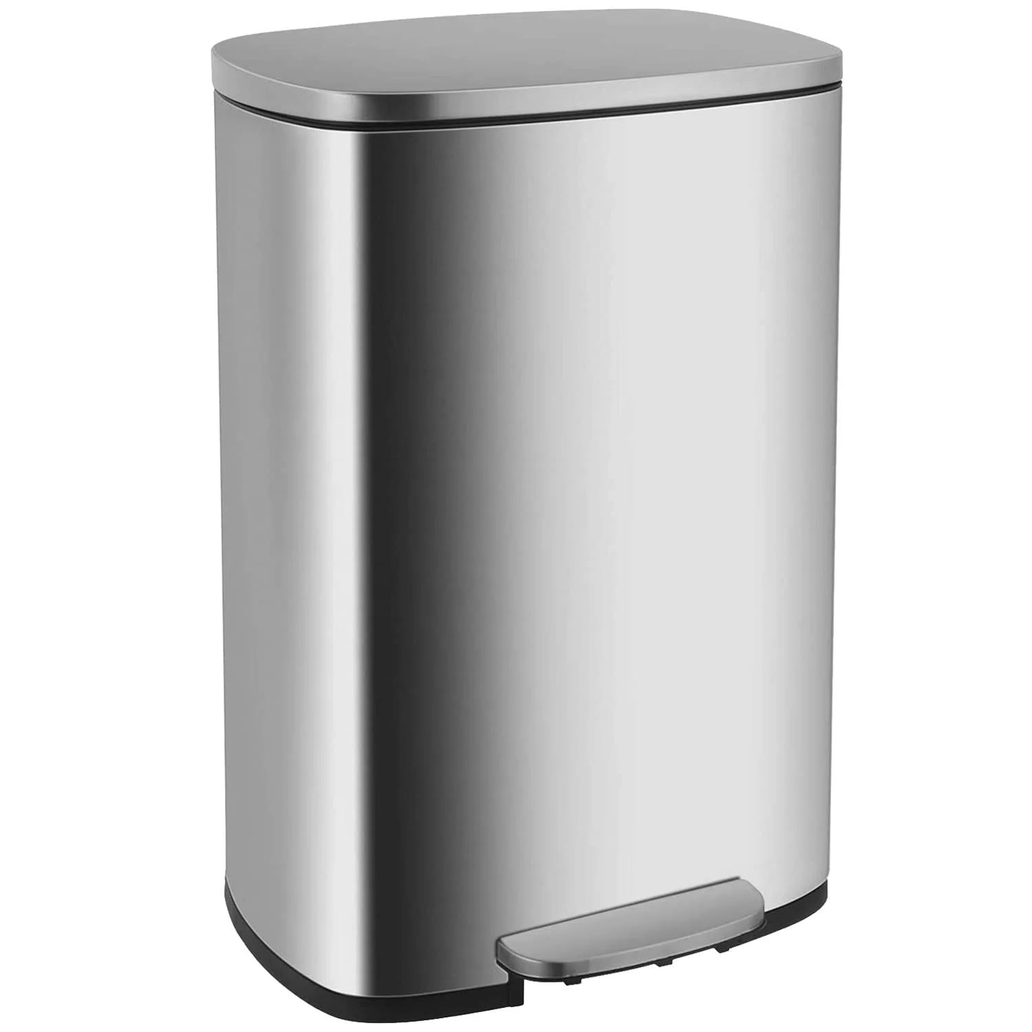 FDW Kitchen Trash Can With Lid Step Trash Bin FingerprintProof TrashCan 8 Gallon/ 30L
