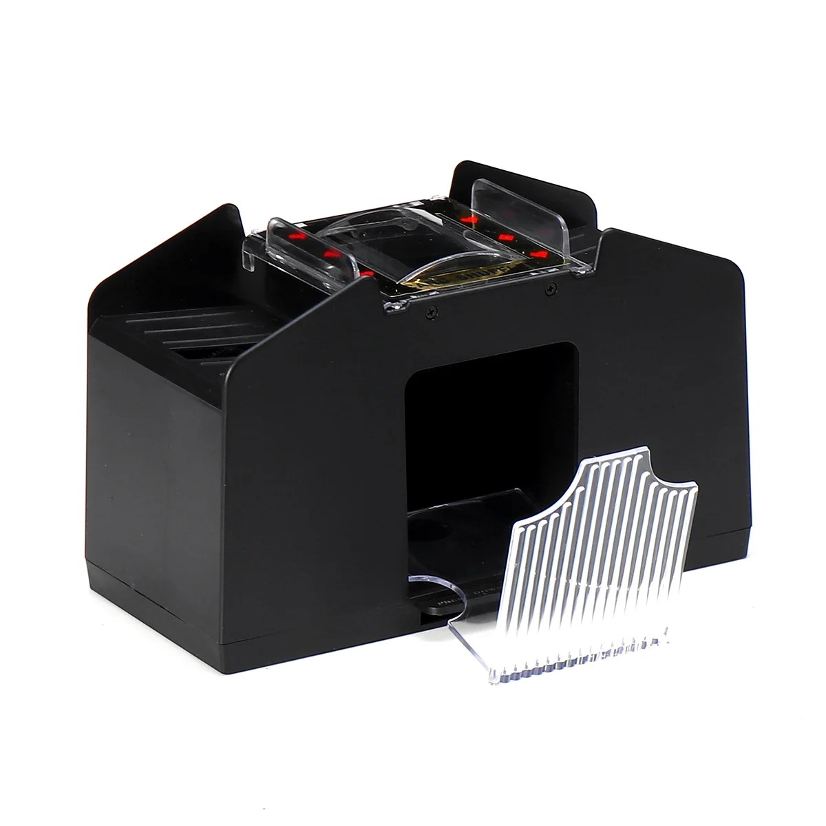 Premium Automatic Card Shuffler Battery Operated, Holds up to 6 or 4