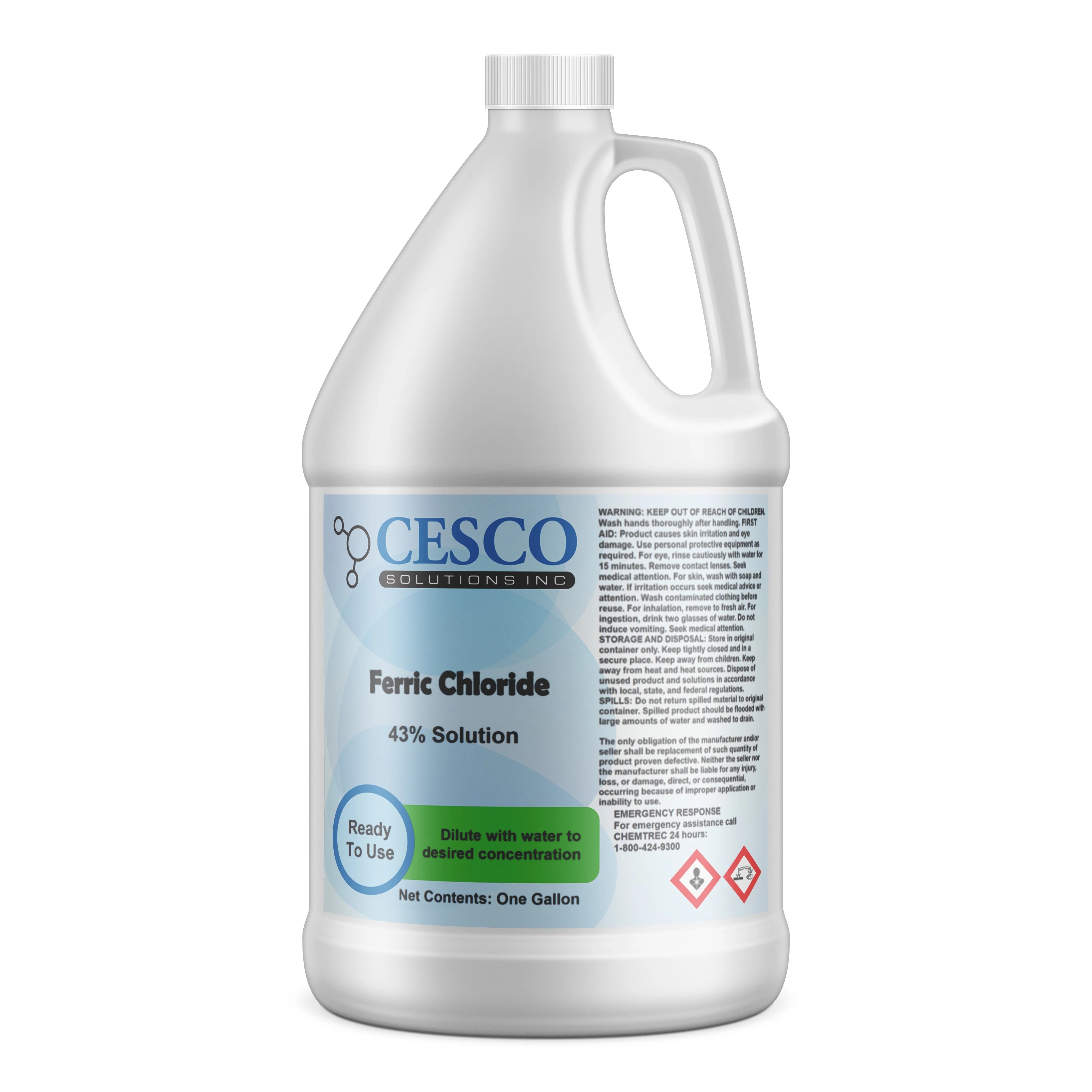 Cesco Solutions Cesco Solutions Ferric Chloride 1 Gallon High