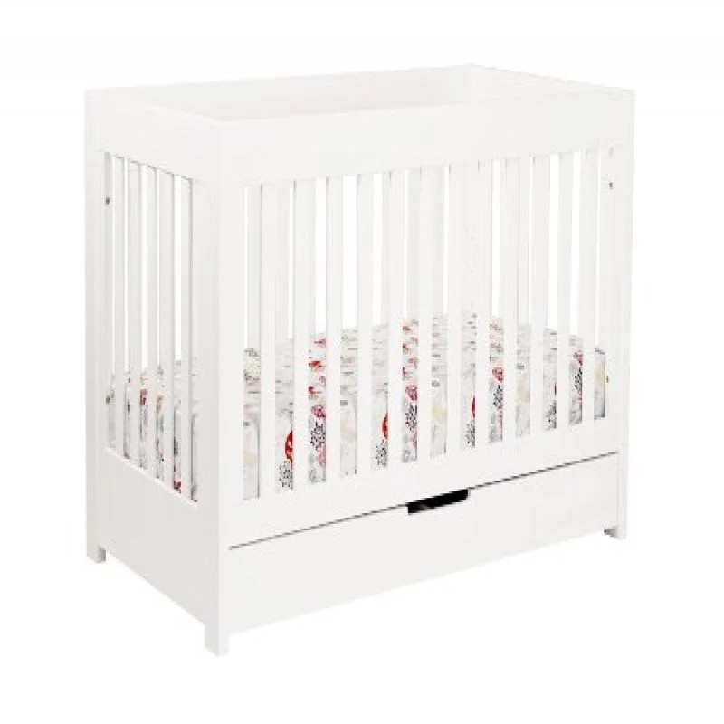 babyletto Mercer 3in1 Convertible Crib with Toddler Rail, White