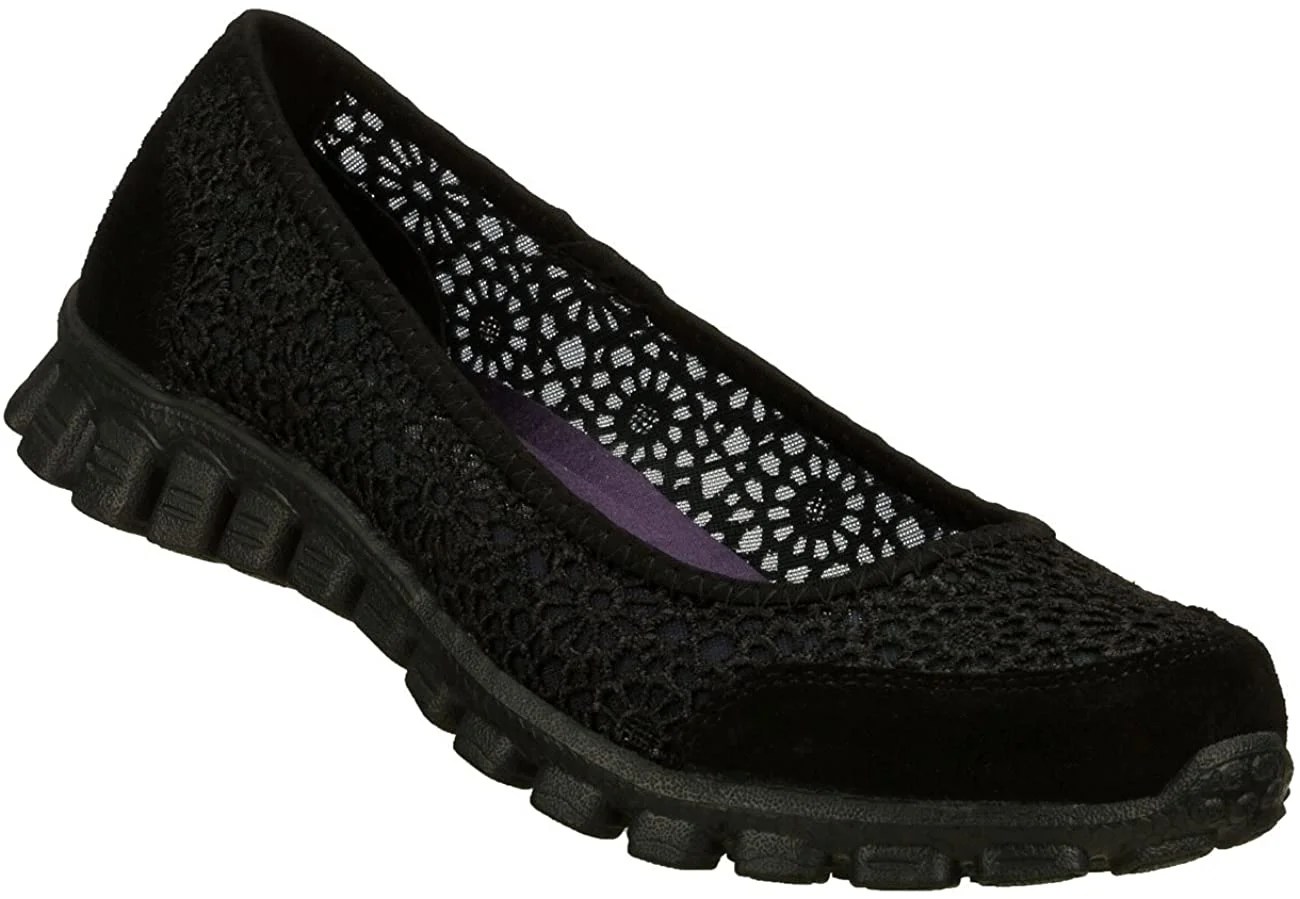 Skechers Skechers EZ Flex 2 Sweetpea Womens Slip On Ballet Flats
