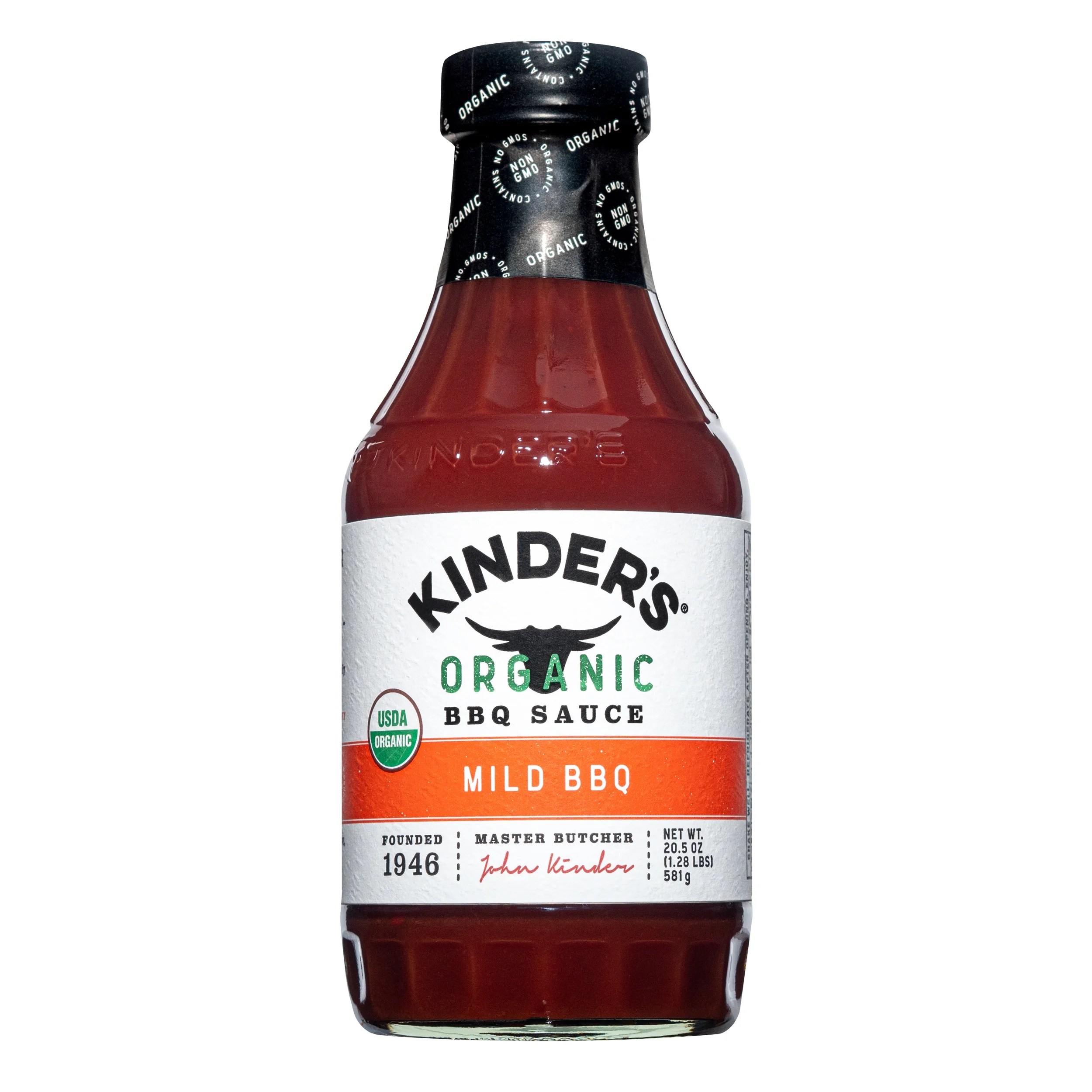 Kinder's Organic Mild BBQ Sauce, 20.5 oz.
