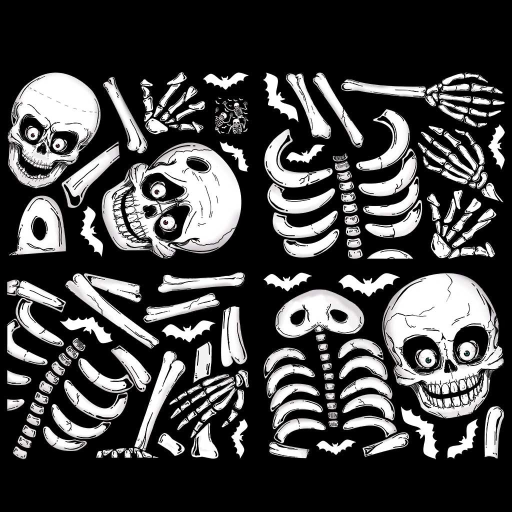 New Halloween Static Glass Window Stickers Halloween Decorations