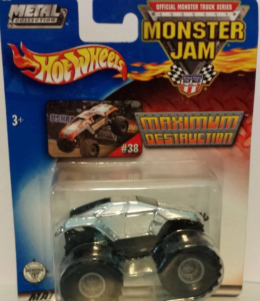 Hot Wheels 2003 Monster Jam 38 Maximum Destruction (Chrome) 164 Scale