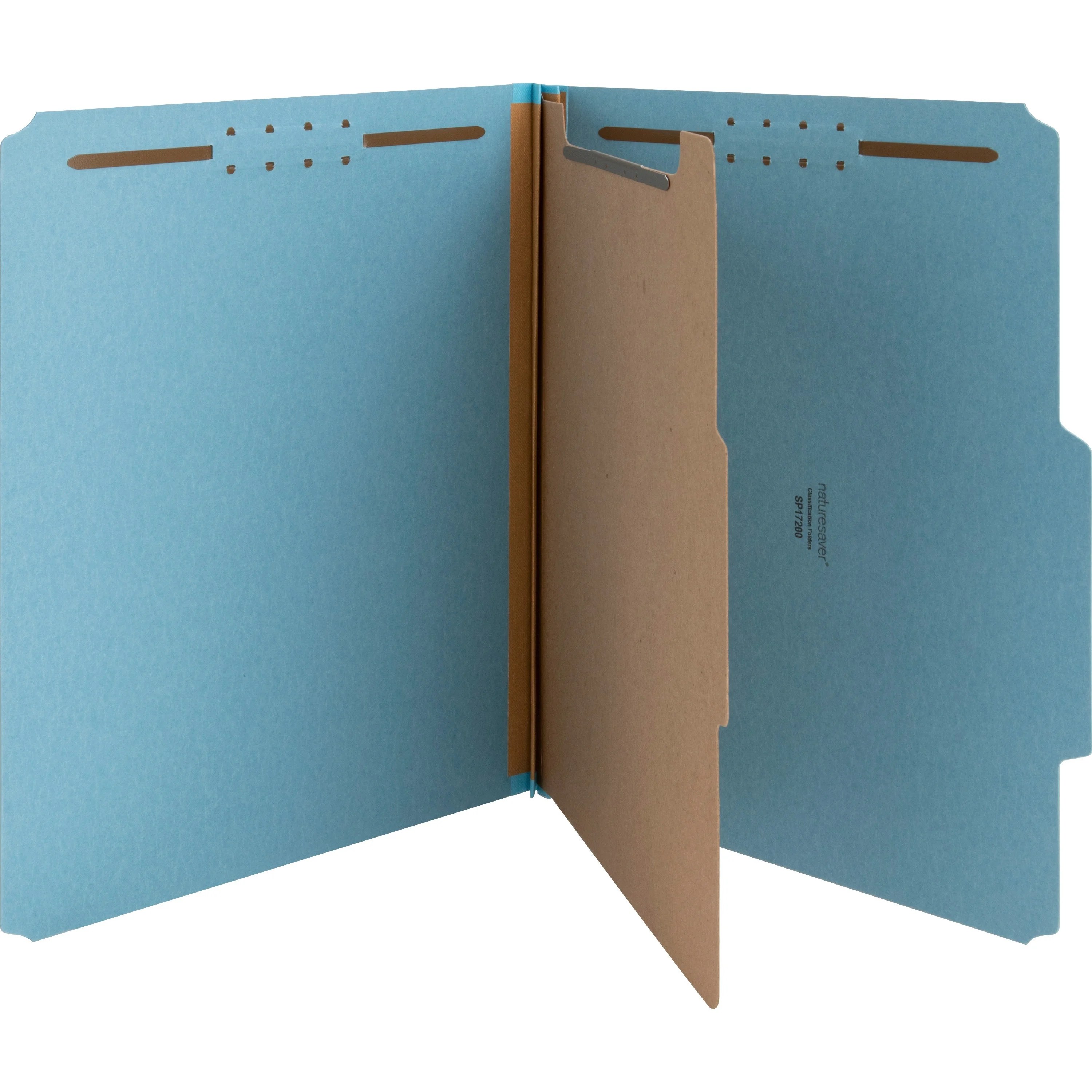 Nature Saver 1Divider Recycled Classification Folders