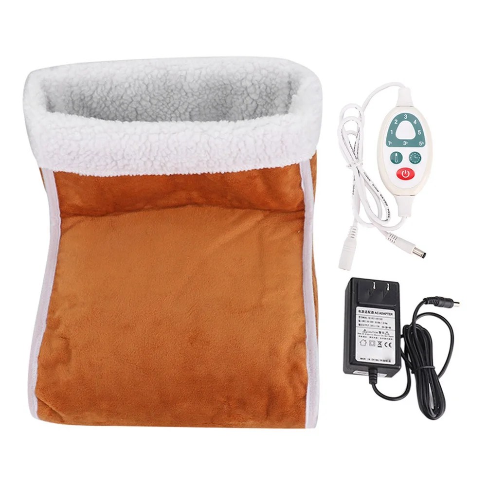 LYUMO 100240V Electric Foot Warmer Detachable Feet Heating Boot Heater
