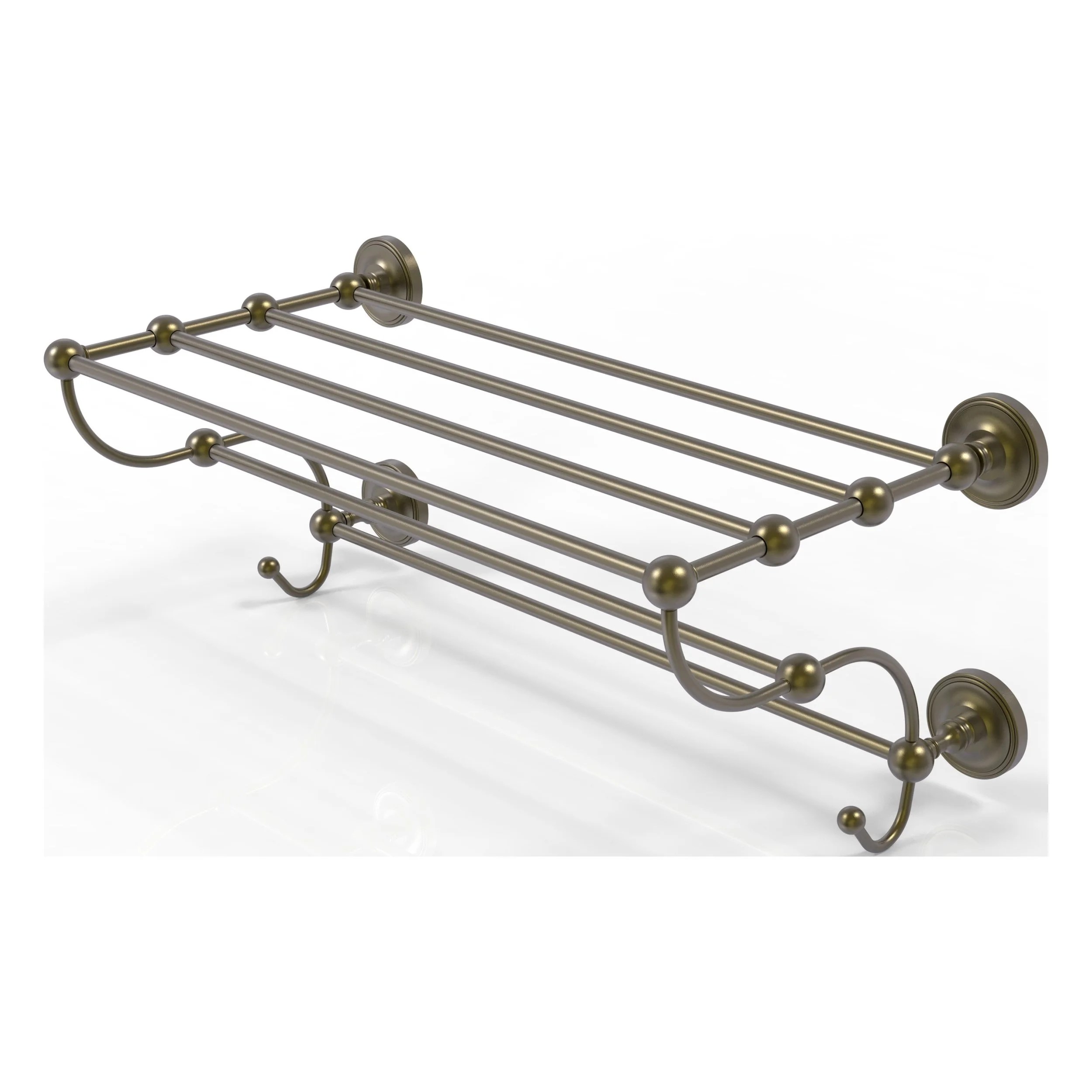 Prestige Regal Collection Train Rack Towel Shelf Antique Brass / 36