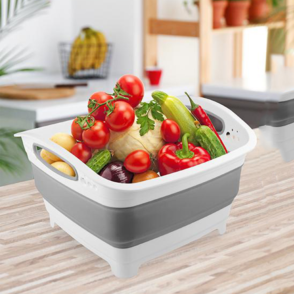 Dishpan for Washing Dishes,9L Collapsible Dish Tub Portable Sink,Wash